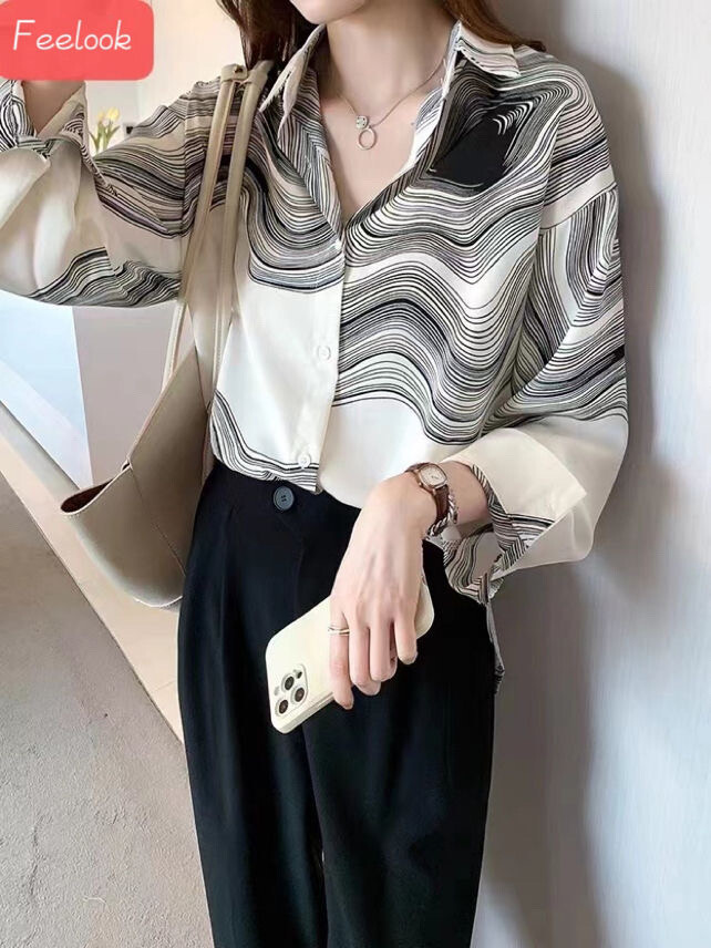 Grossiste FEELOOK - Chemise a motif imprimée