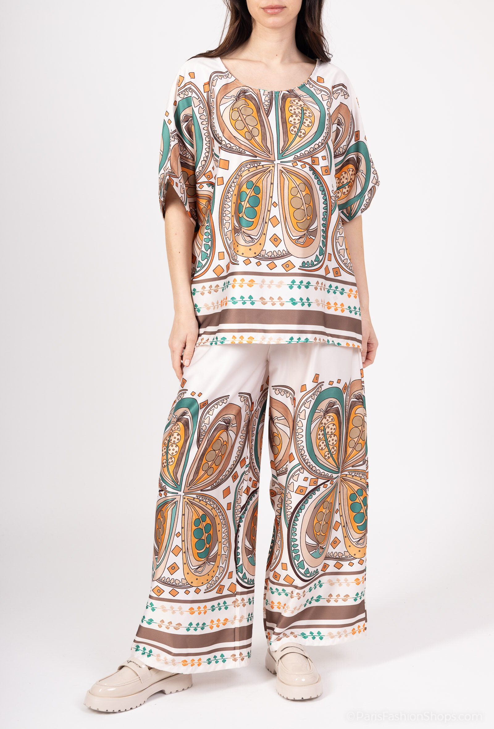 Wholesaler FEELOOK - Large fluid sets has printed pattern