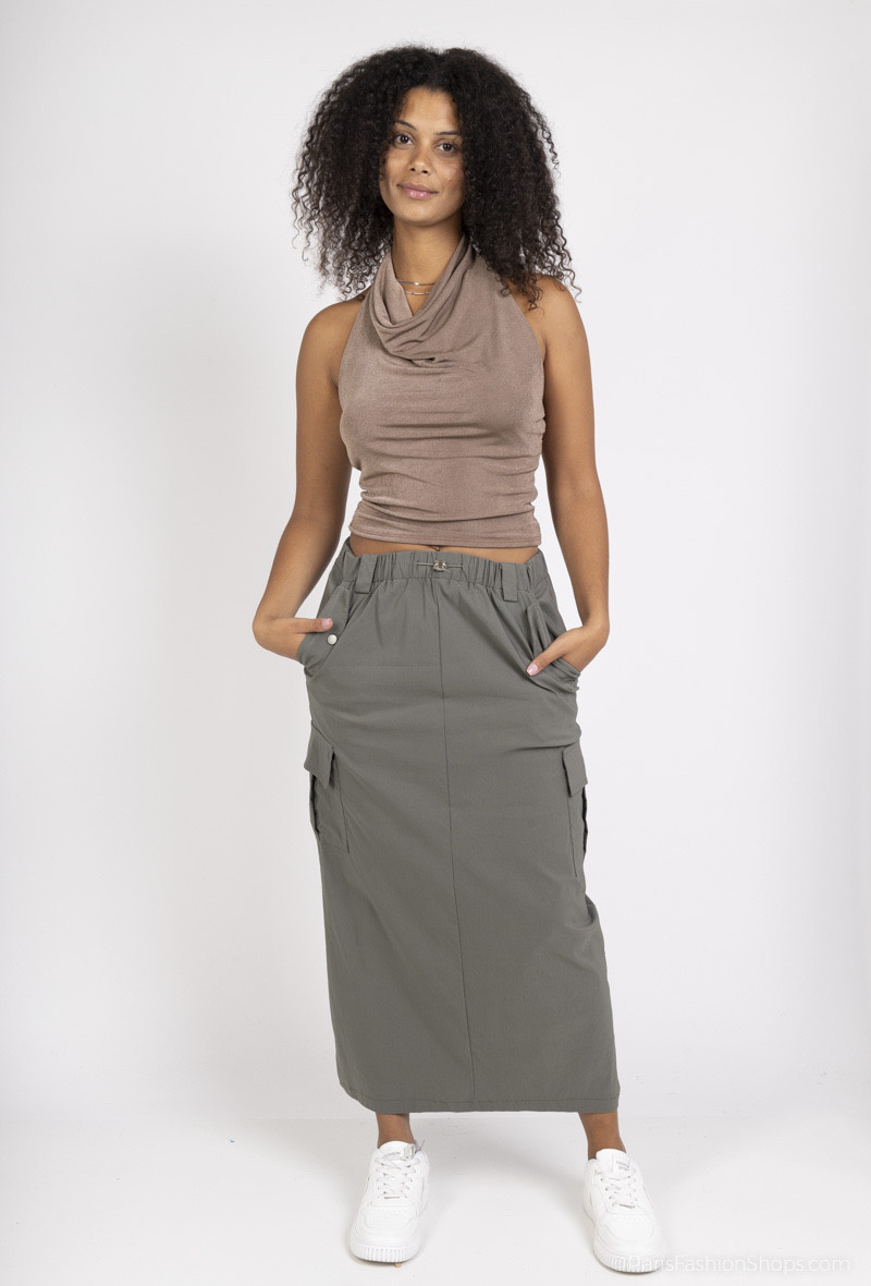 Wholesaler FEELOOK - Cargo Skirt