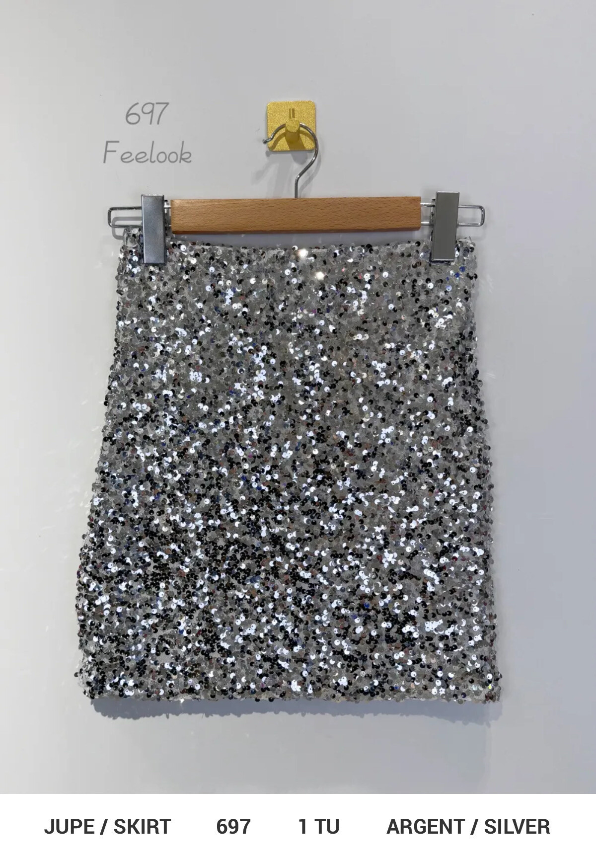 Wholesaler FEELOOK - Sequin skirt