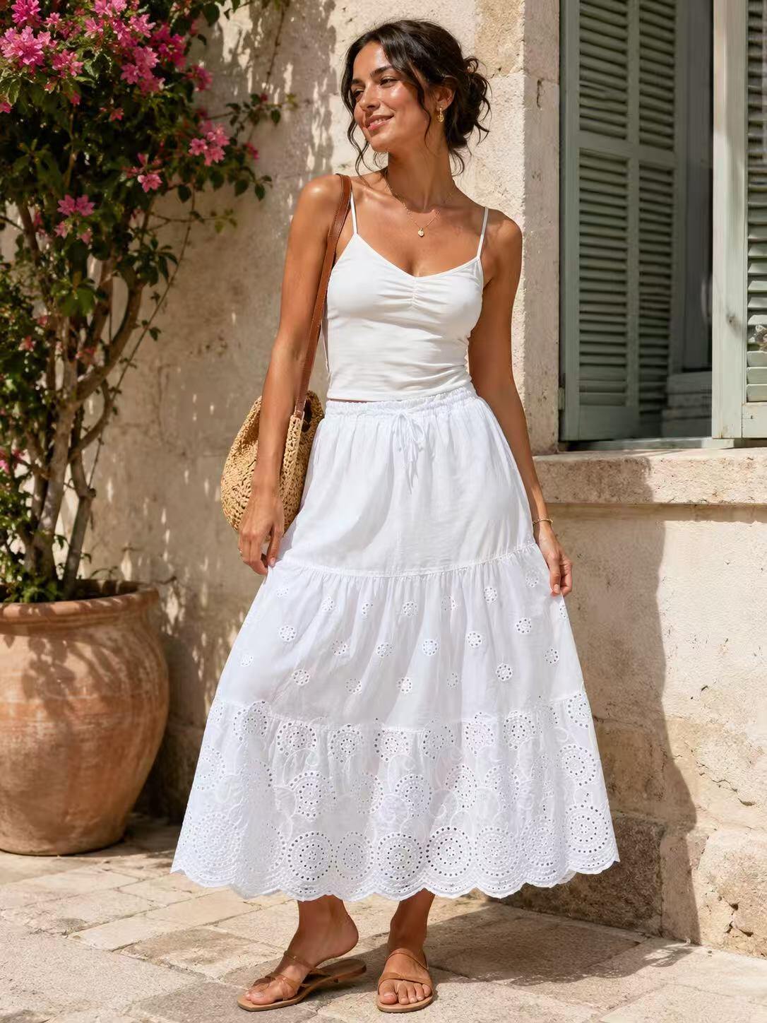 Grossista FEELOOK - Gonna lunga boho Emilie