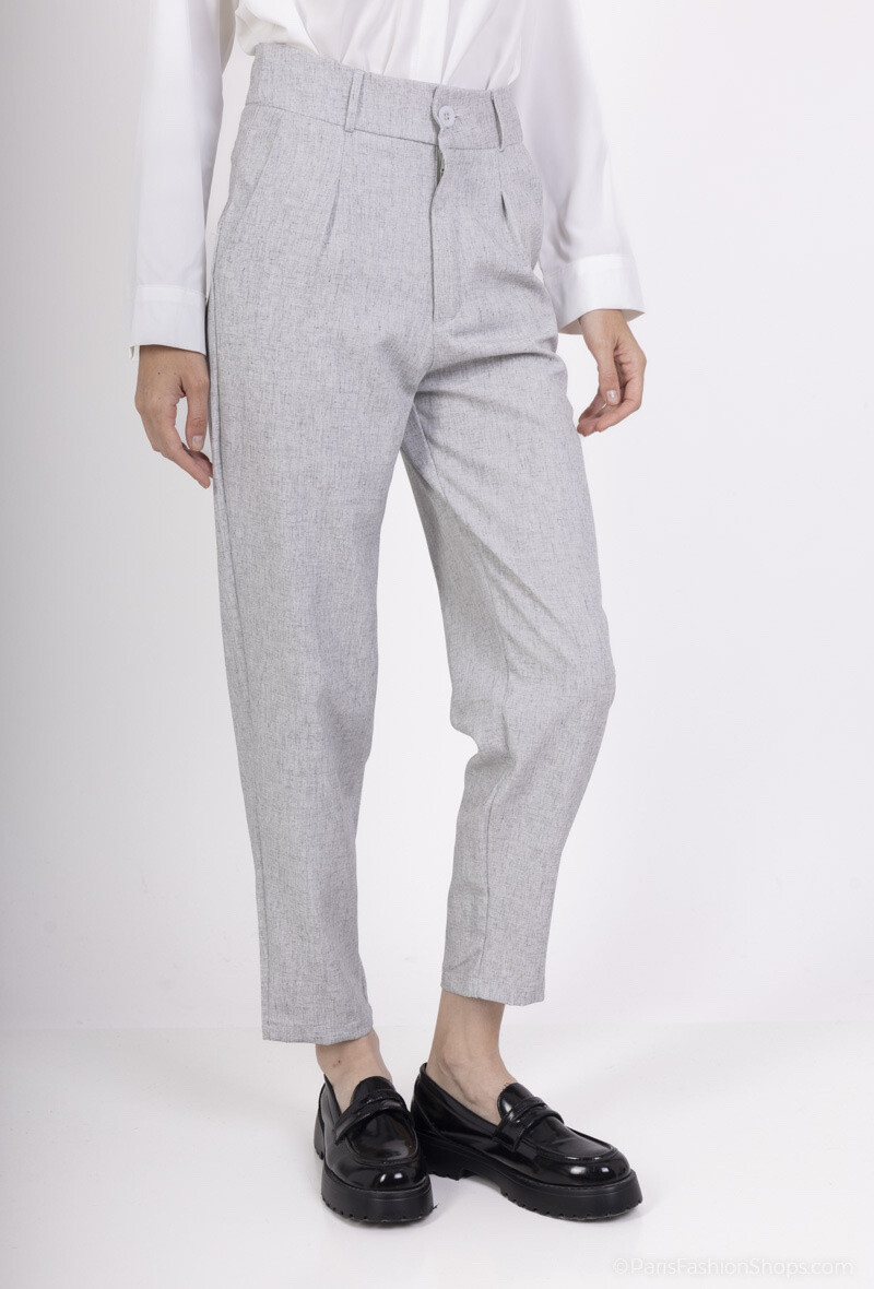 Grossiste FEELOOK - Pantalon de tailleur uni coupe slim
