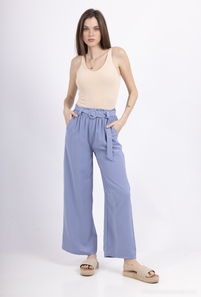 Grossiste FEELOOK - Pantalon coupe droite ample