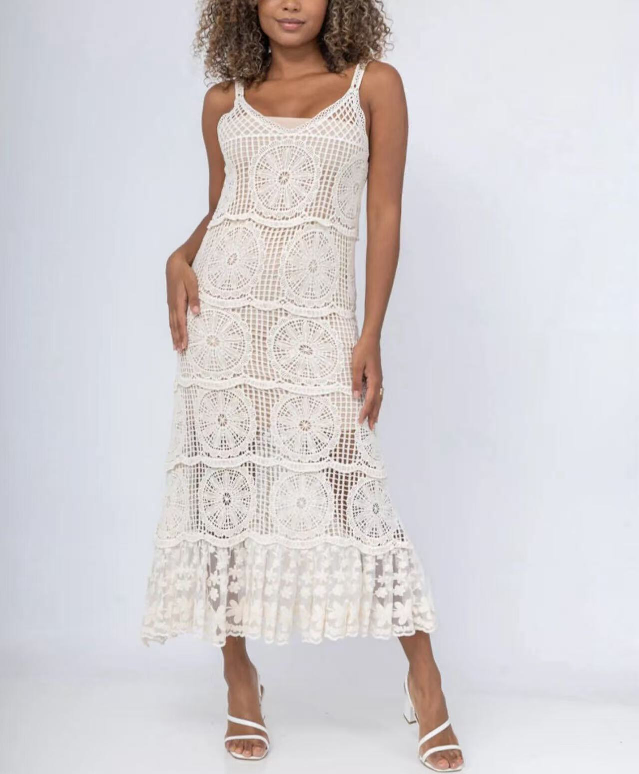 Grossiste FEELOOK - Robe longue bohème de plage sans manches