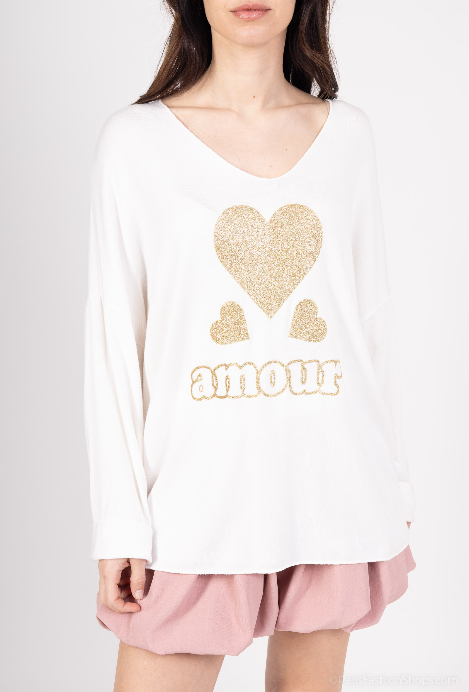 Grossiste FEELOOK - Top a manches longues logo "Amour"