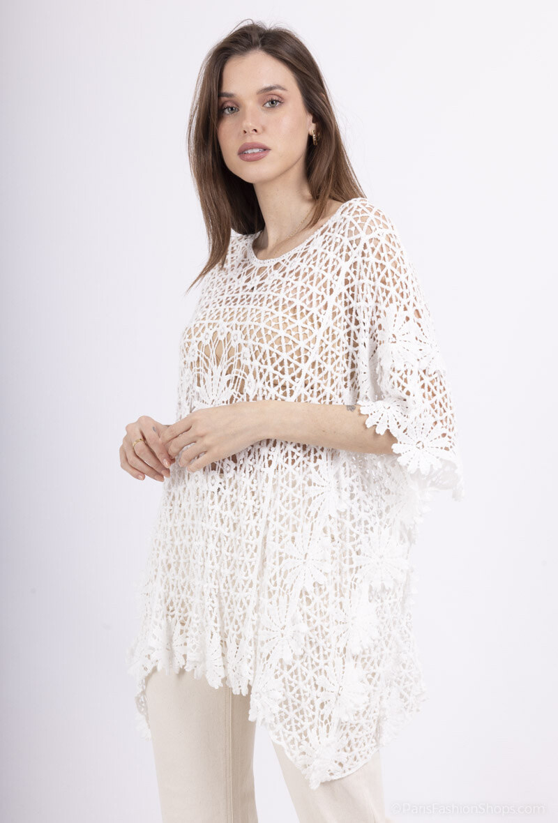 Grossiste FEELOOK - Top crochet Boheme coton