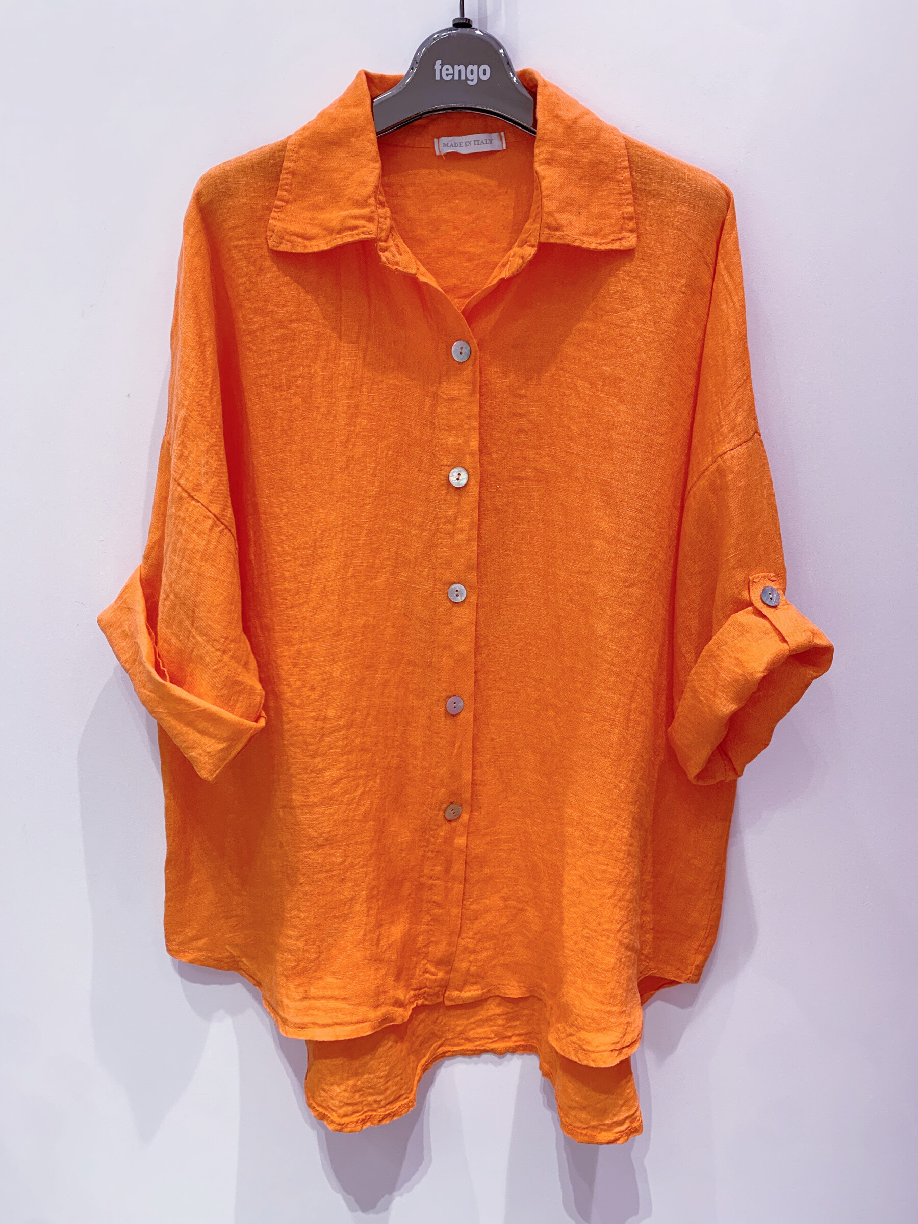 Wholesaler Fengo by Pretty Collection - Linen shirt, made in Italy