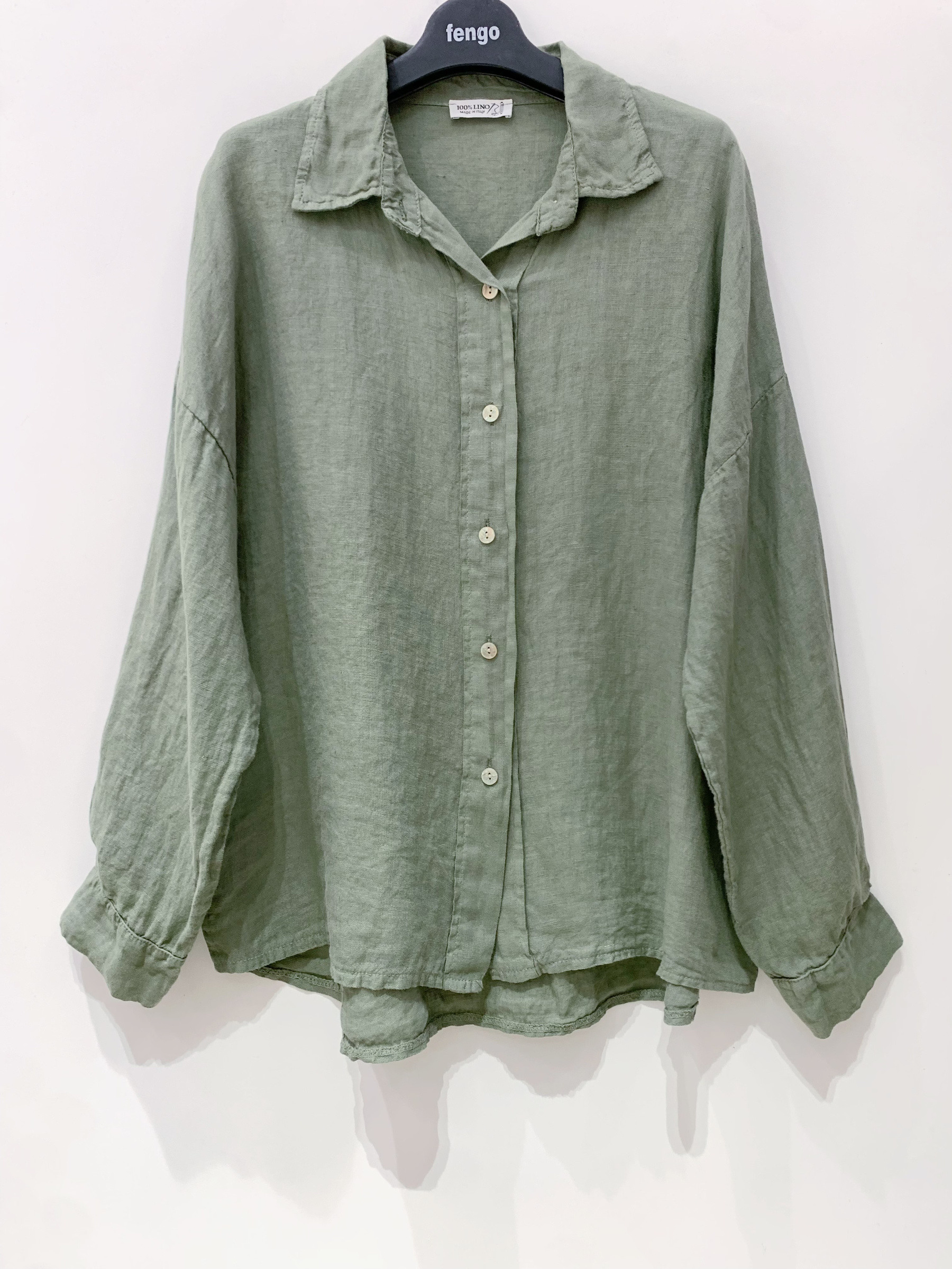 Camicia Con Cappuccio Uomo Maniche Lunghe Leggera Estiva - Cotone Traspirante Abbottonata - Taglio Regolare