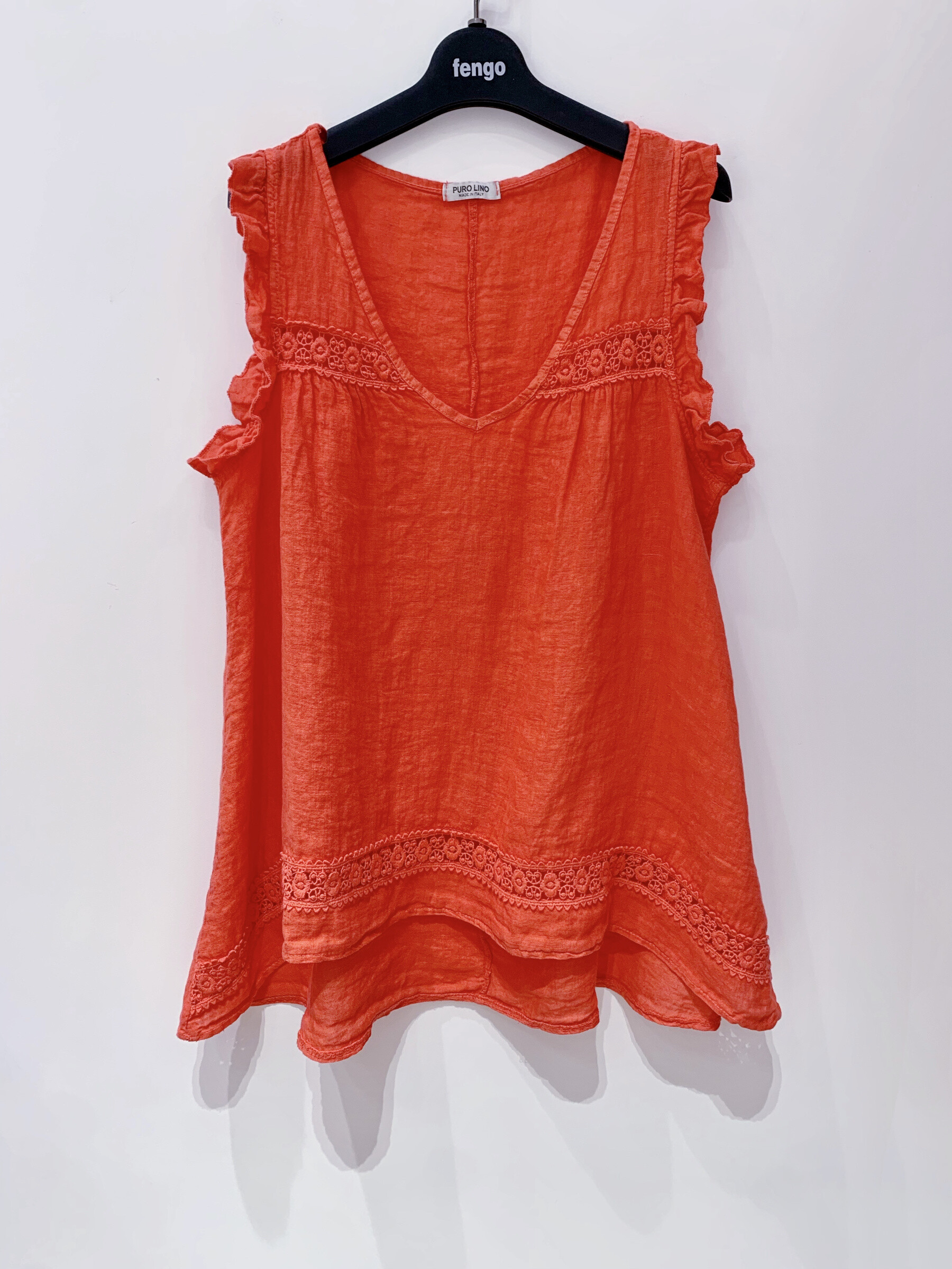 Wholesaler Fengo by Pretty Collection - Linen lace top