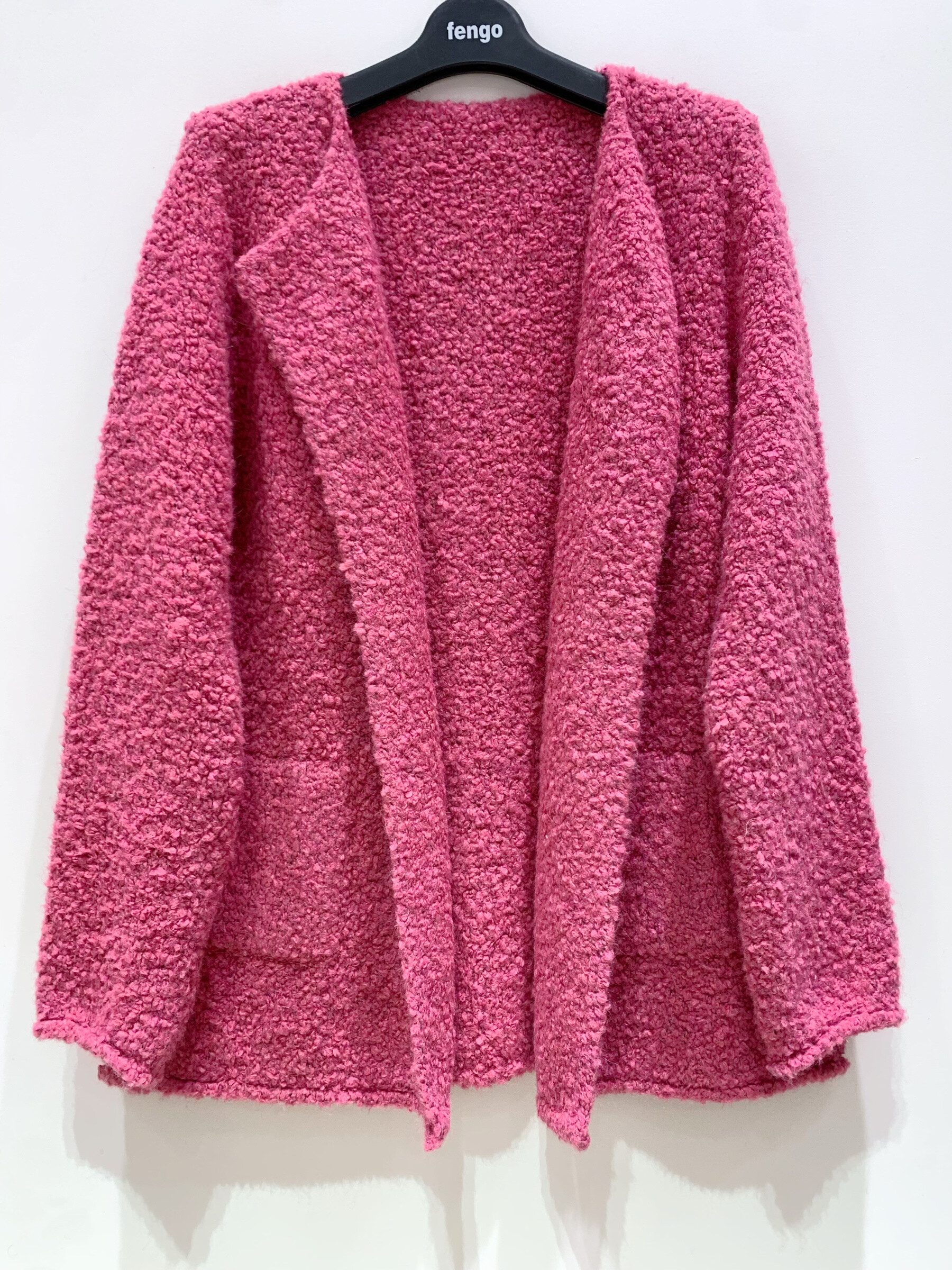 Grossista Fengo by Pretty Collection - Giacca Bouclè in lana