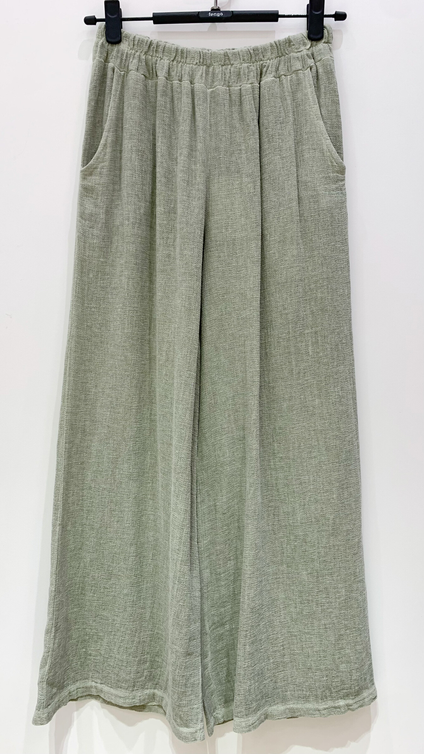 Wholesaler Fengo by Pretty Collection - Fluid linen/cotton pants with 2Poches
