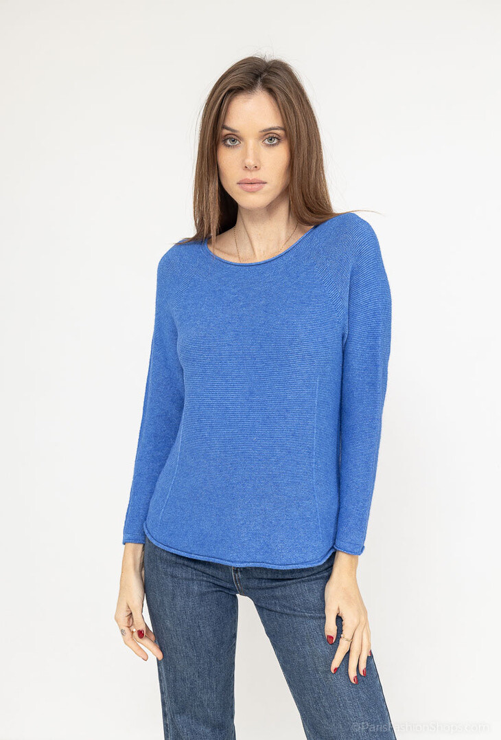 Grossista Fengo by Pretty Collection - Maglione tubolare senza cuciture a maniche lunghe. Maglia in Italia