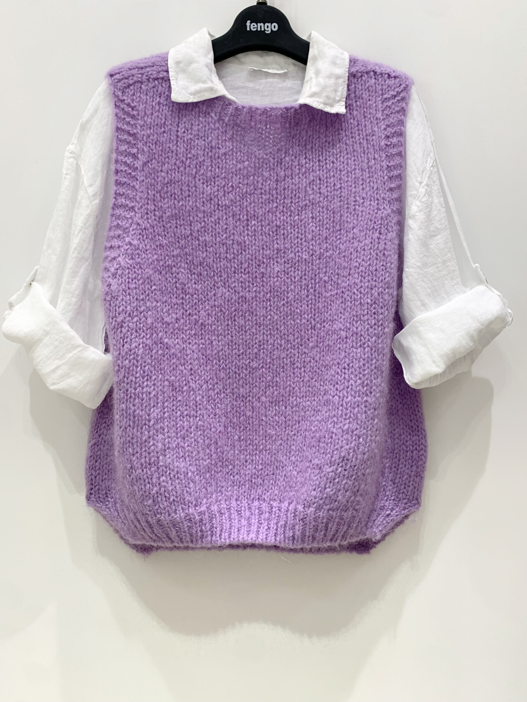 Großhändler Fengo by Pretty Collection - 3D-Pullover aus Mohair