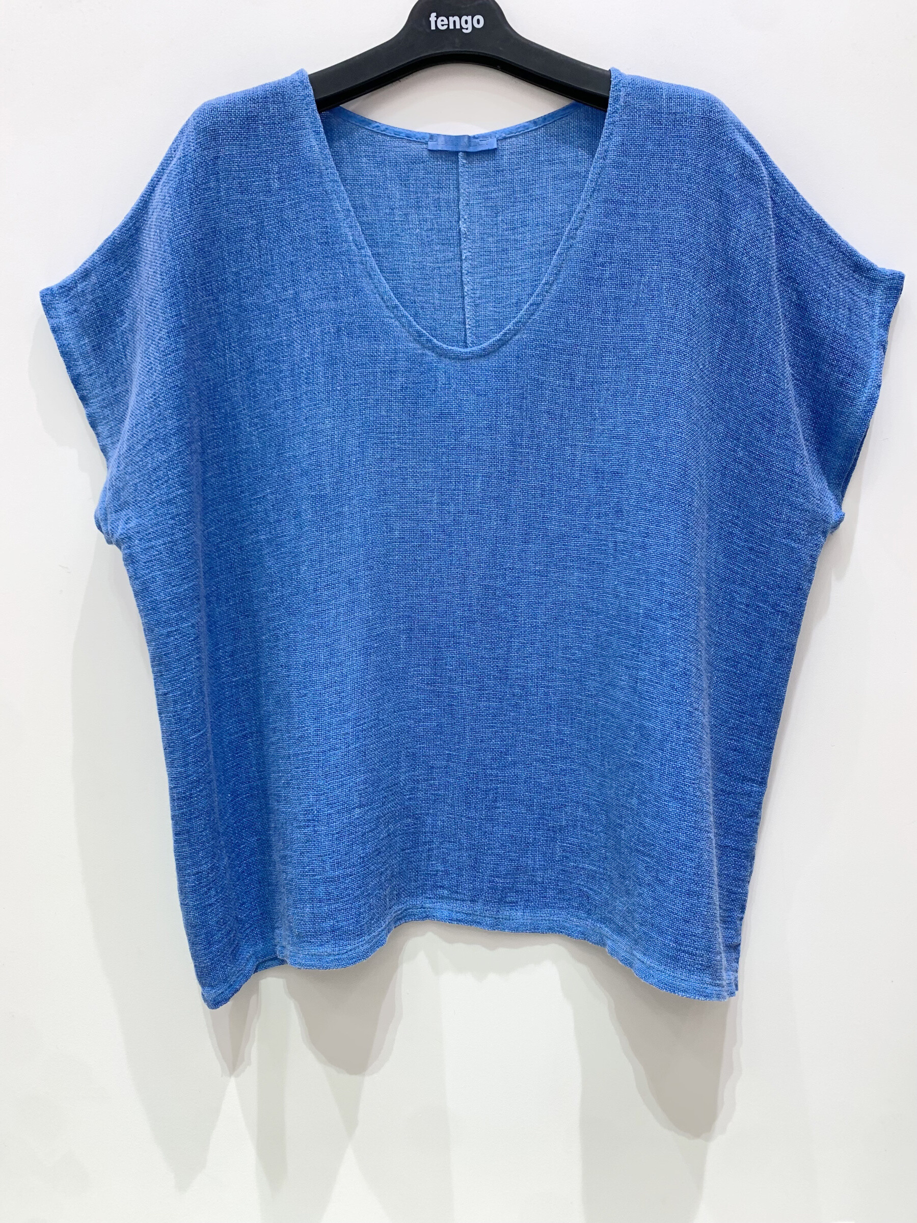 Wholesaler Fengo by Pretty Collection - Light top with short sleeves in mixture/cotton