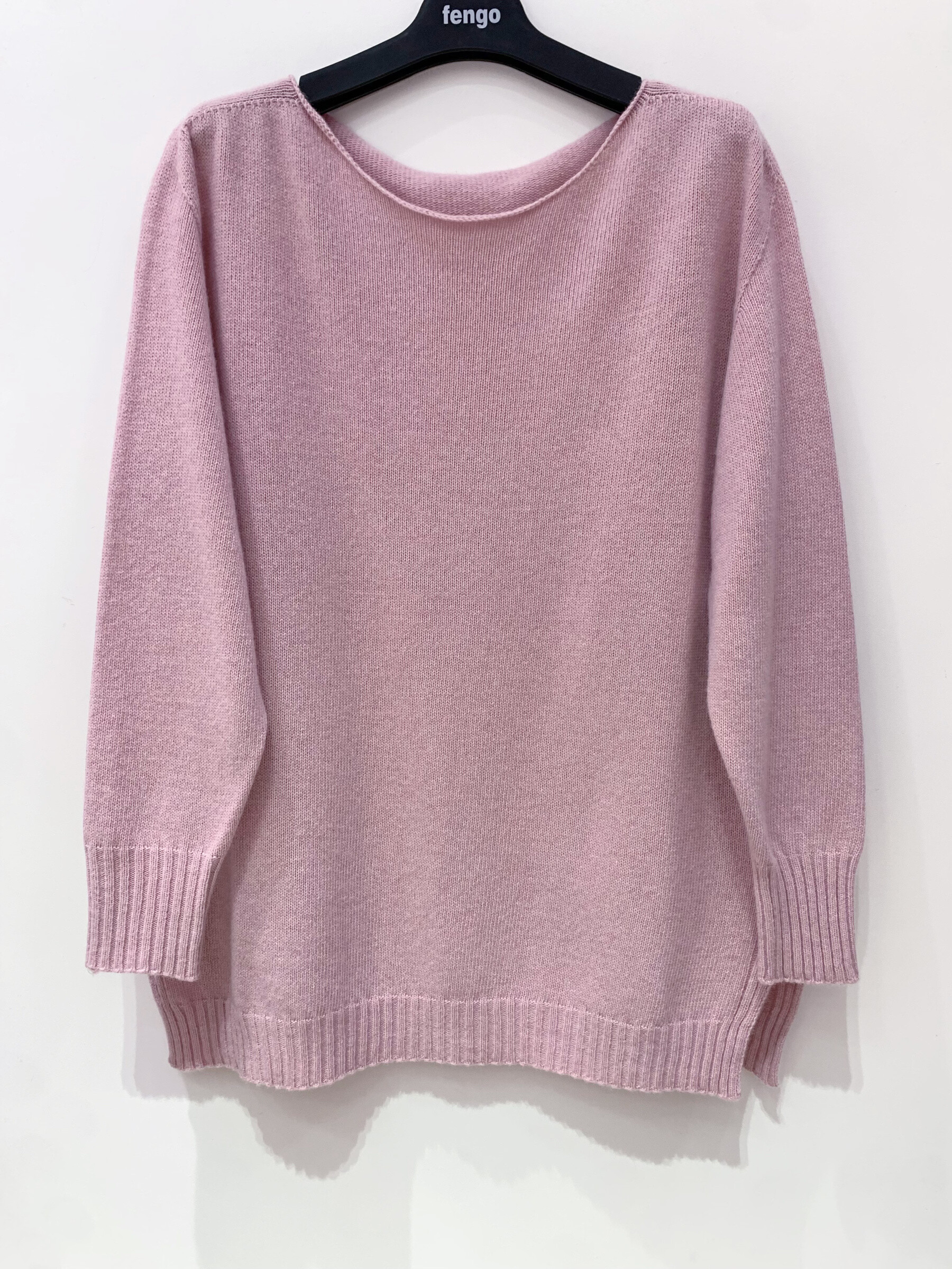 Mayorista Fengo by Pretty Collection - Jersey de cuello alto 3D en mezcla de lana y cachemira,