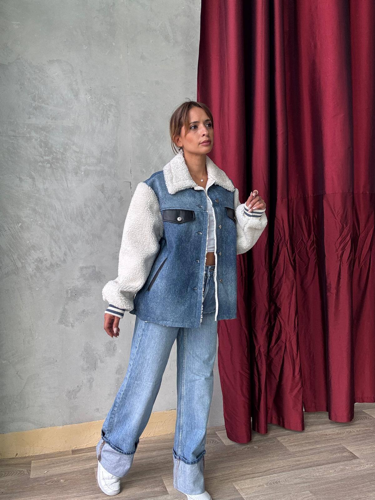 Grossiste ASHILDA PARIS - Manteau Effet Bi-Matière
