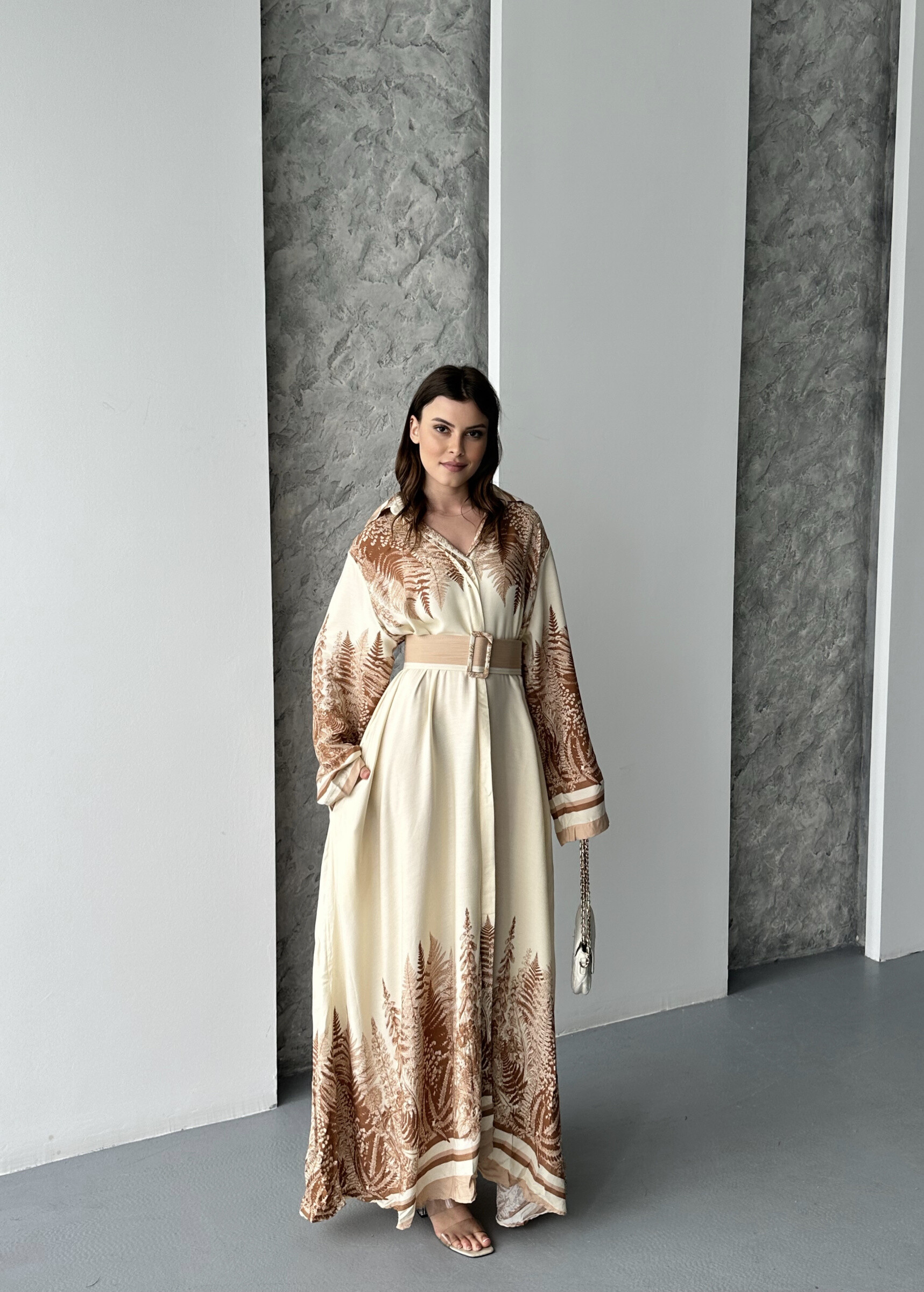 Grossiste FENOMEN - Robe Longue Bohème Chic – Élégance Naturelle