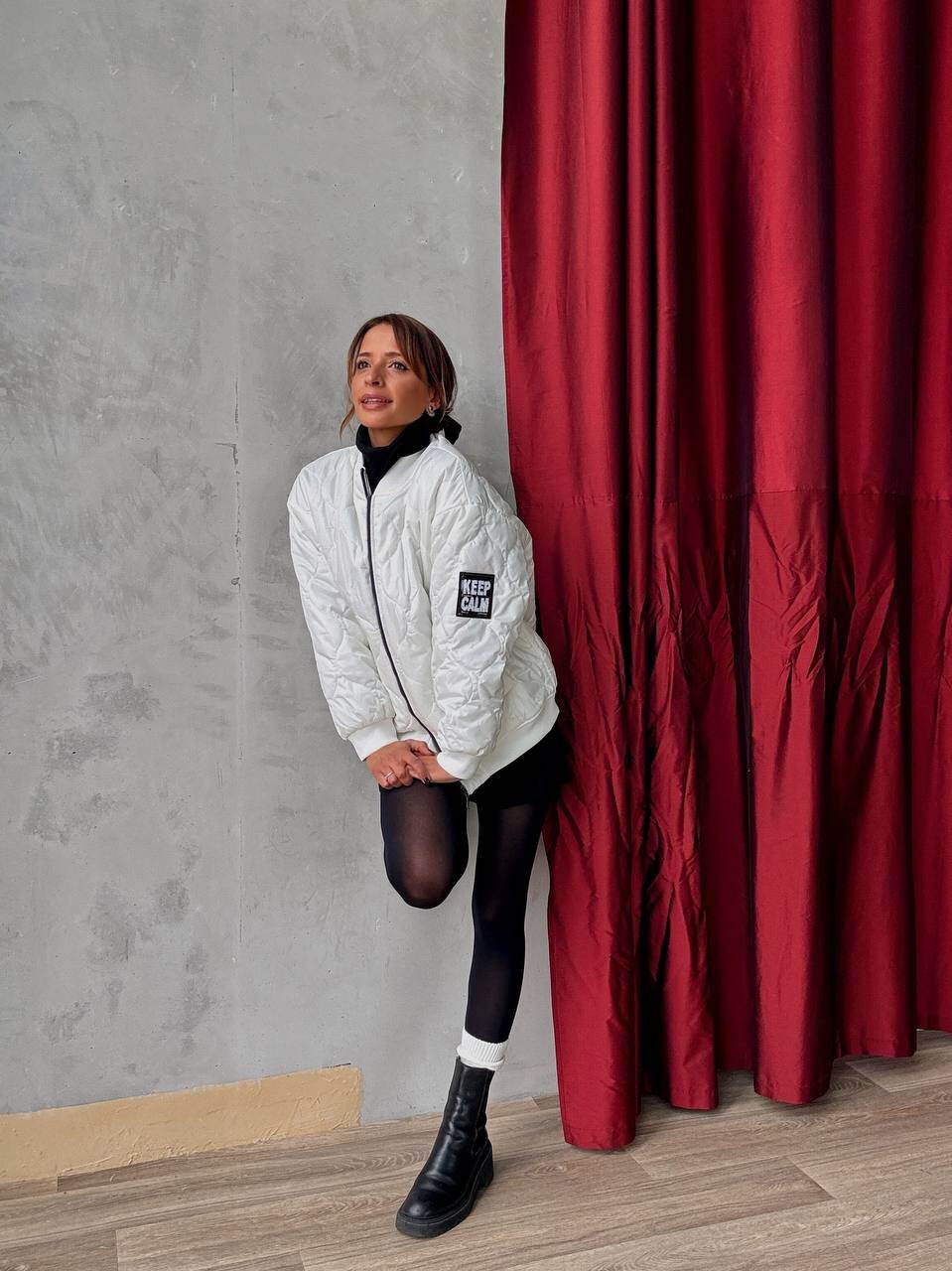 Grossiste ASHILDA PARIS - Manteau zippé manches longues matelassé avec doublure et poches