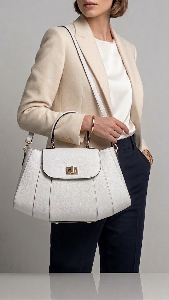Wholesaler FERRARINA - ACRA BAG IN GENUINE LEATHER