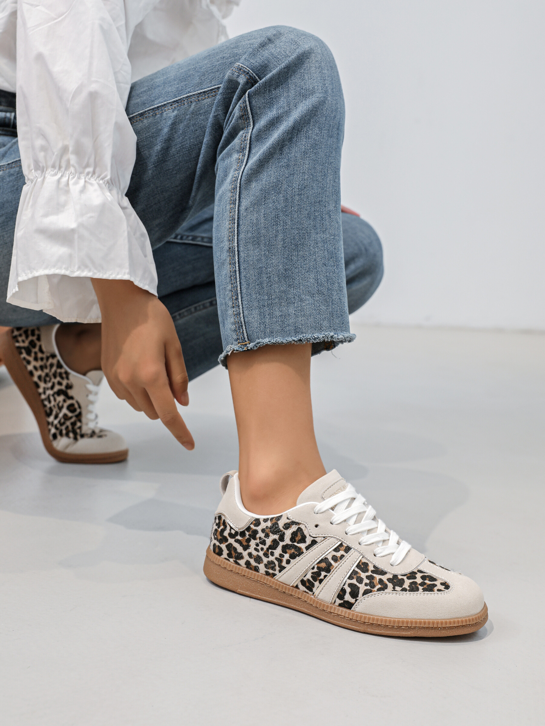 Leopard sneakers