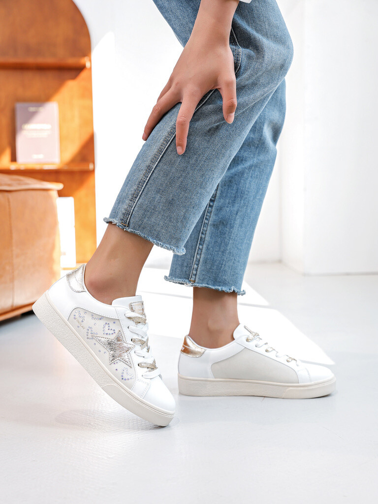Grossista FINDLAY / COVANA - Sneaker in pizzo strass