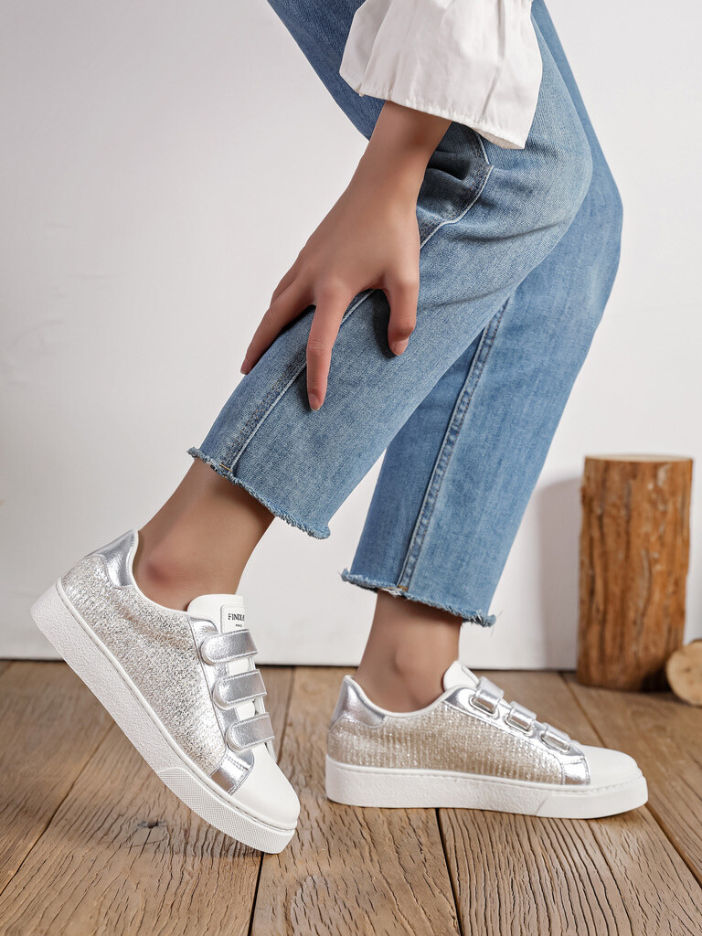 Grossista FINDLAY / COVANA - Sneaker scratch metallizzate