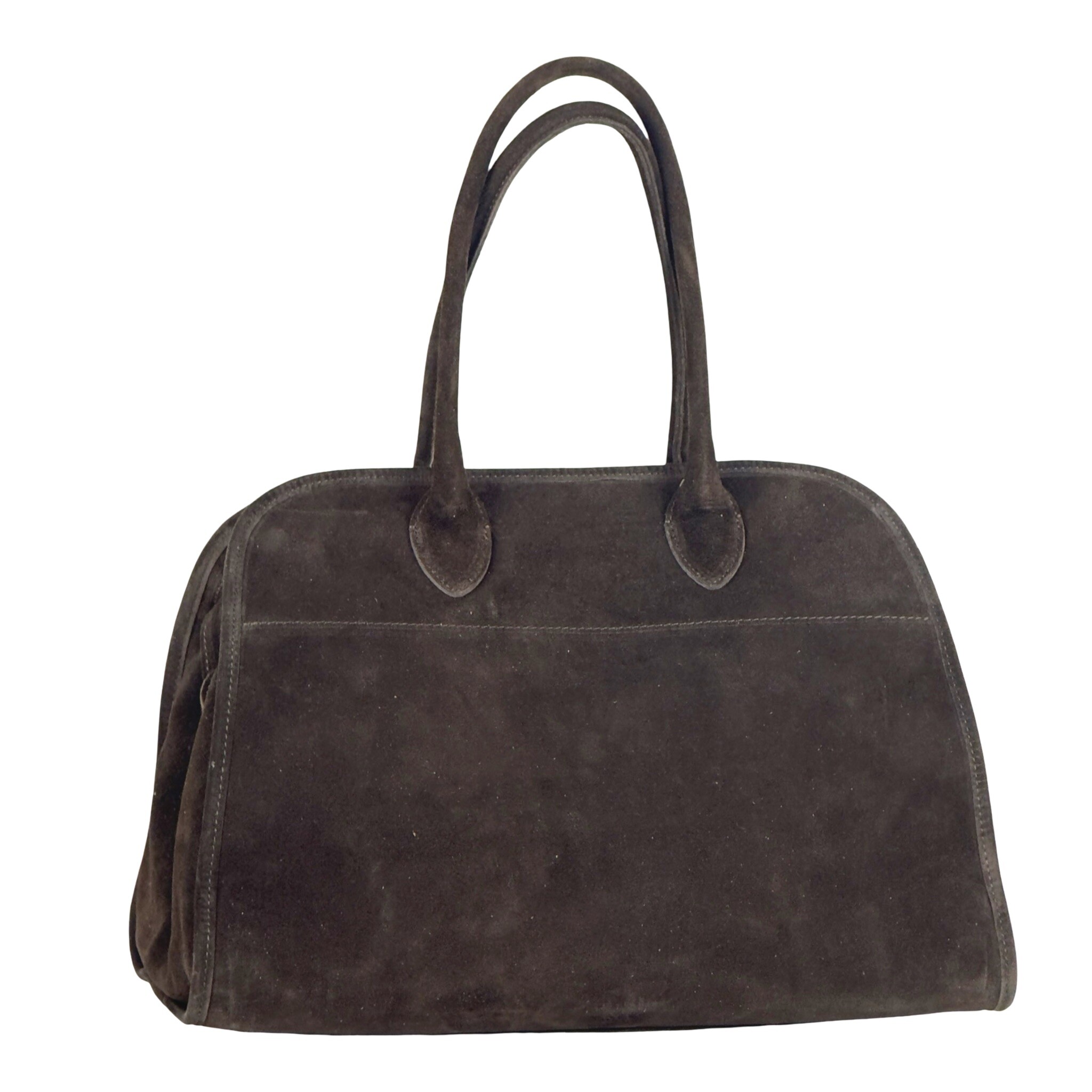 Grossiste FIORE BAGS - Sac en cuir suédé à main tote avec bandoulière réglable fabriqué en Italie
