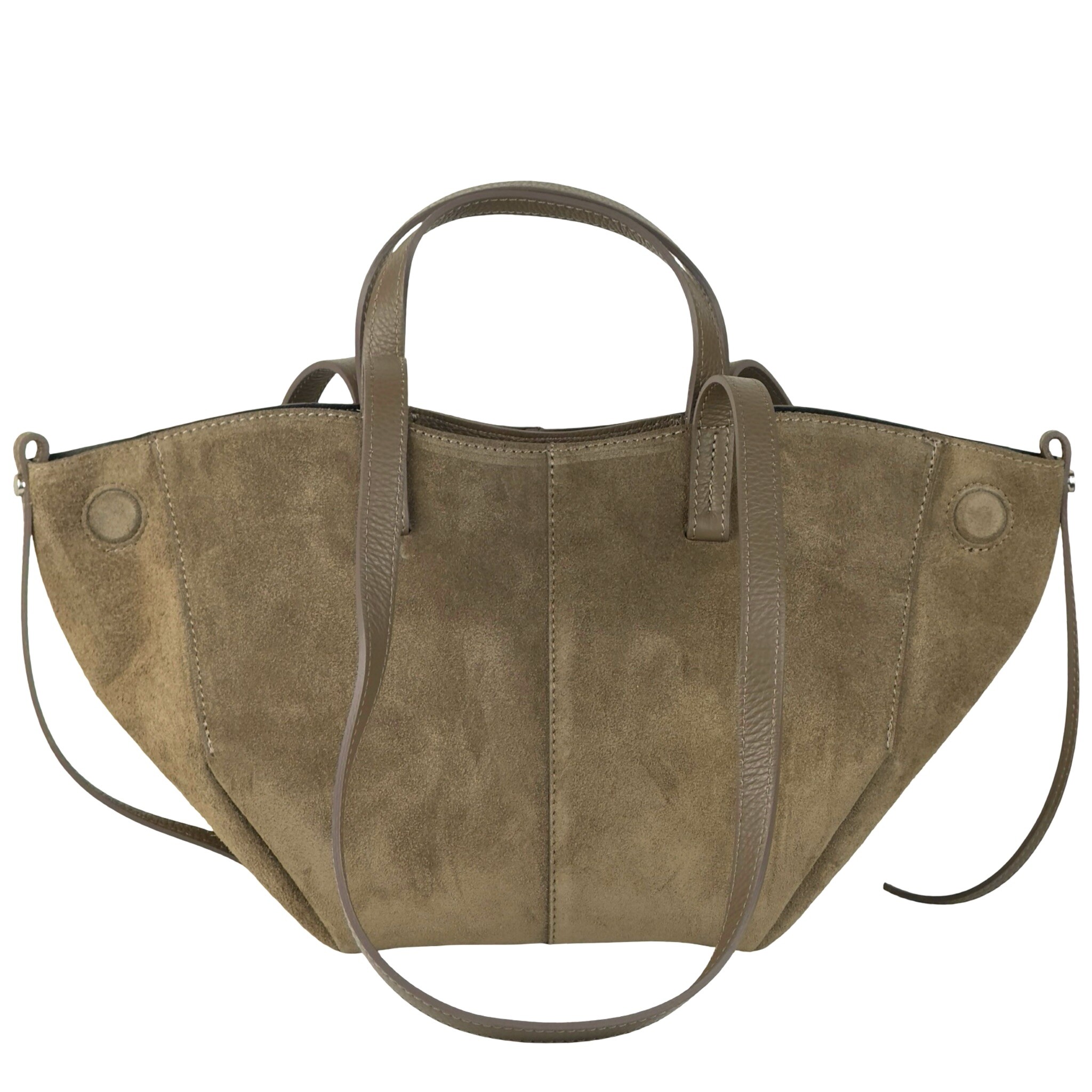Wholesaler FIORE BAGS - SUEDE SHOULDER BAG WITH LEATHER INNER POUCH