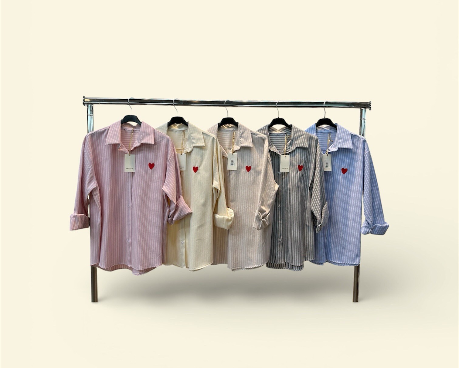 Grossista FIRSTAGE - Camicia a righe