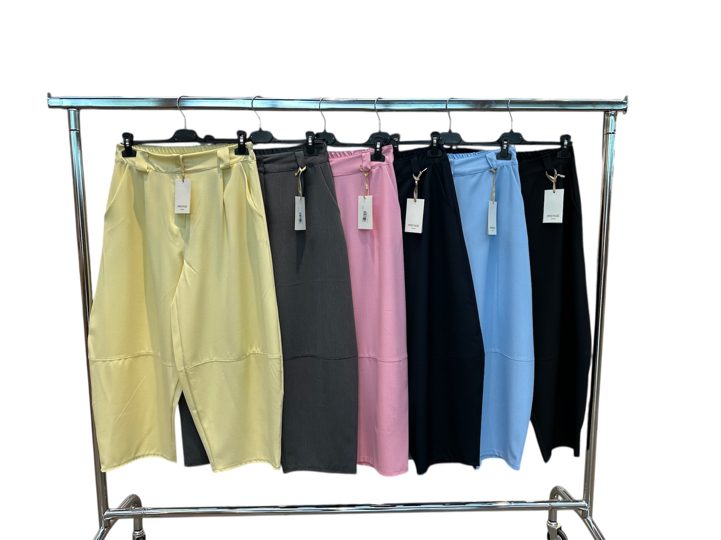 Grossista FIRSTAGE - Pantaloni larghi da donna multicolore