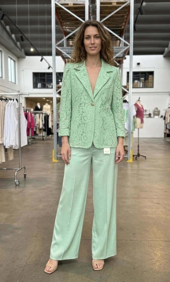 Grossiste FIRSTAGE - Veste Colorée en Dentelle