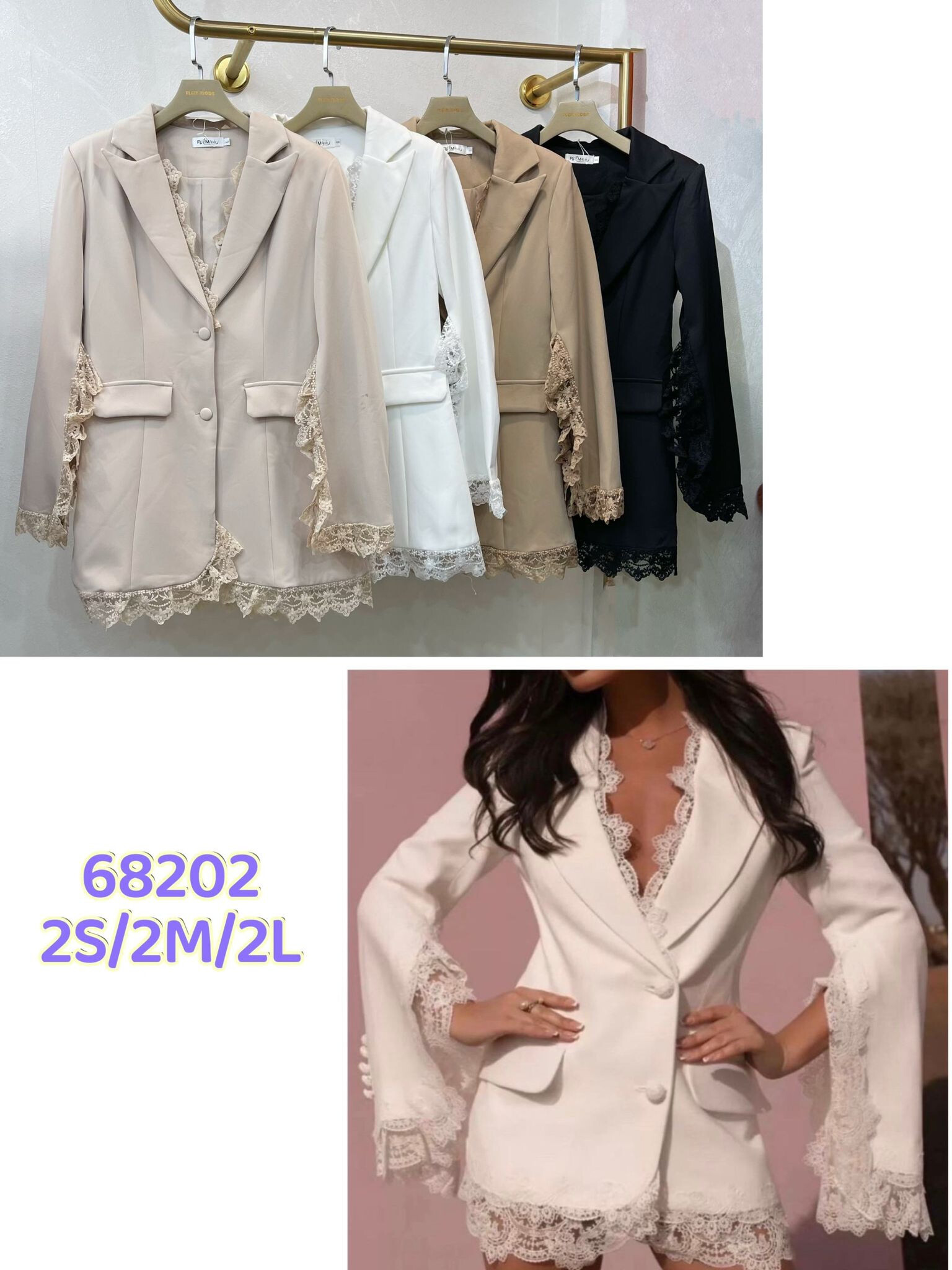 Großhändler Flam Mode - Blazerkleid