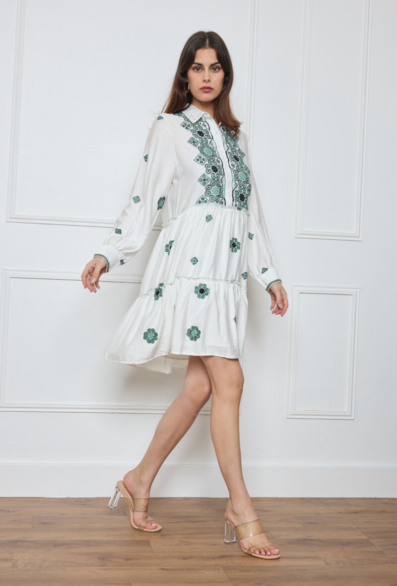 Wholesaler Flam Mode - Embroidered dress