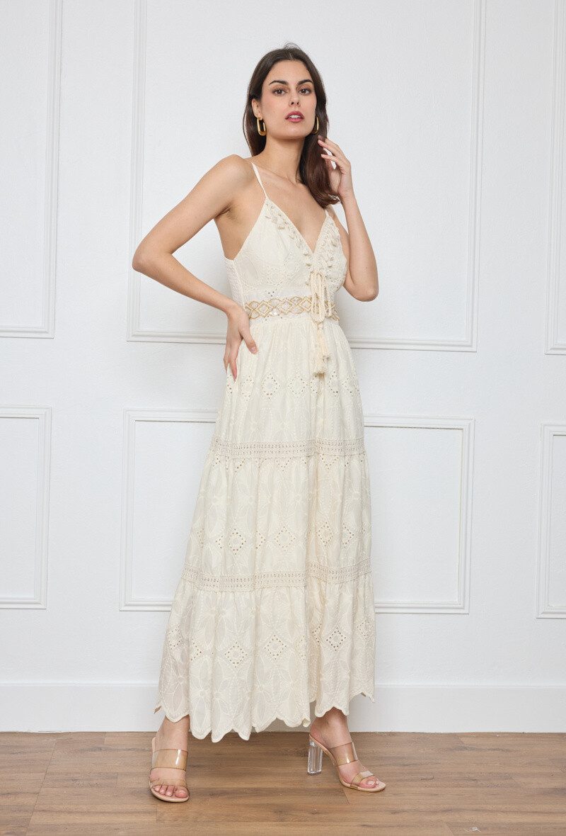 Wholesaler Flam Mode - Long dress with strap