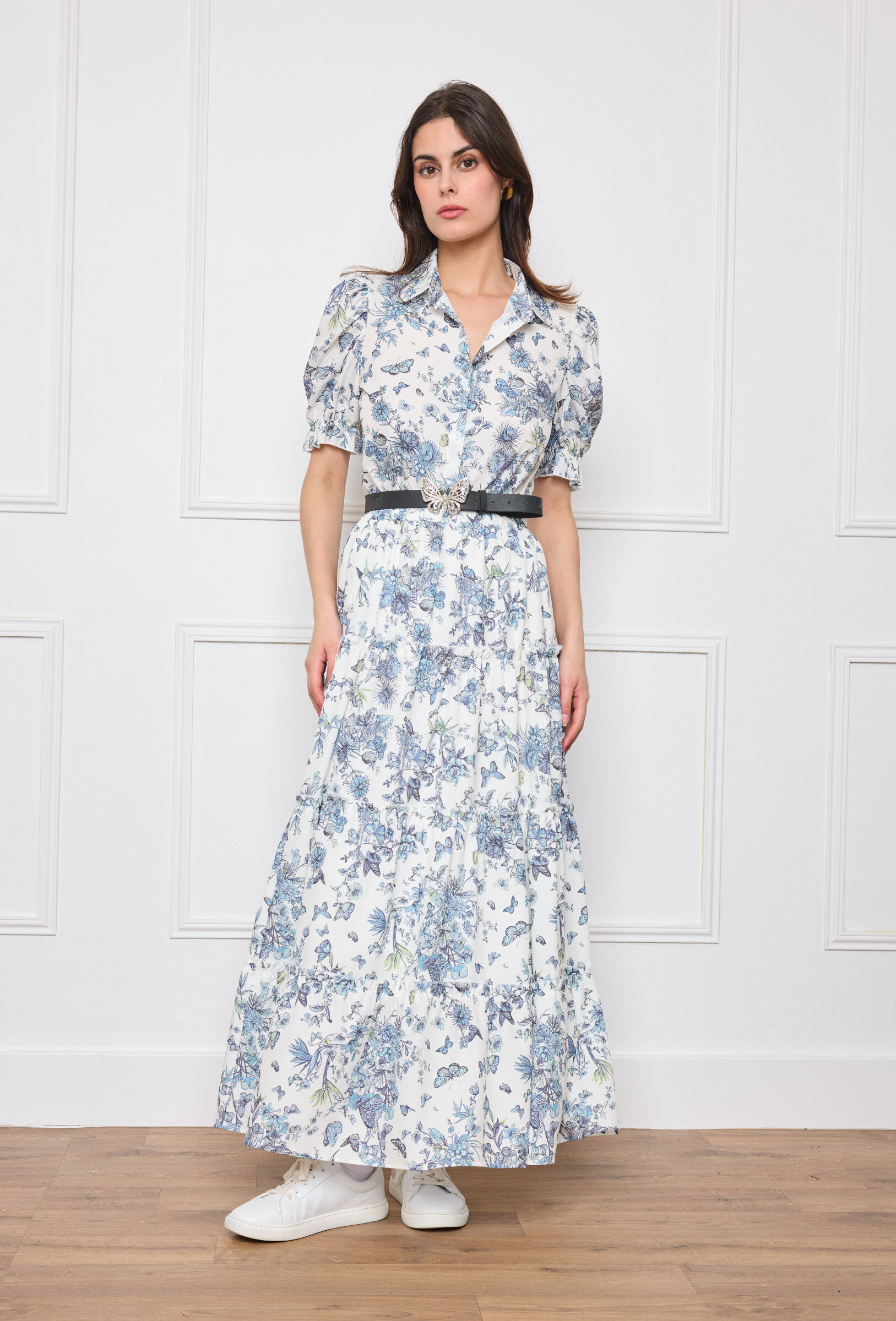 Wholesaler Flam Mode - Long flower dress