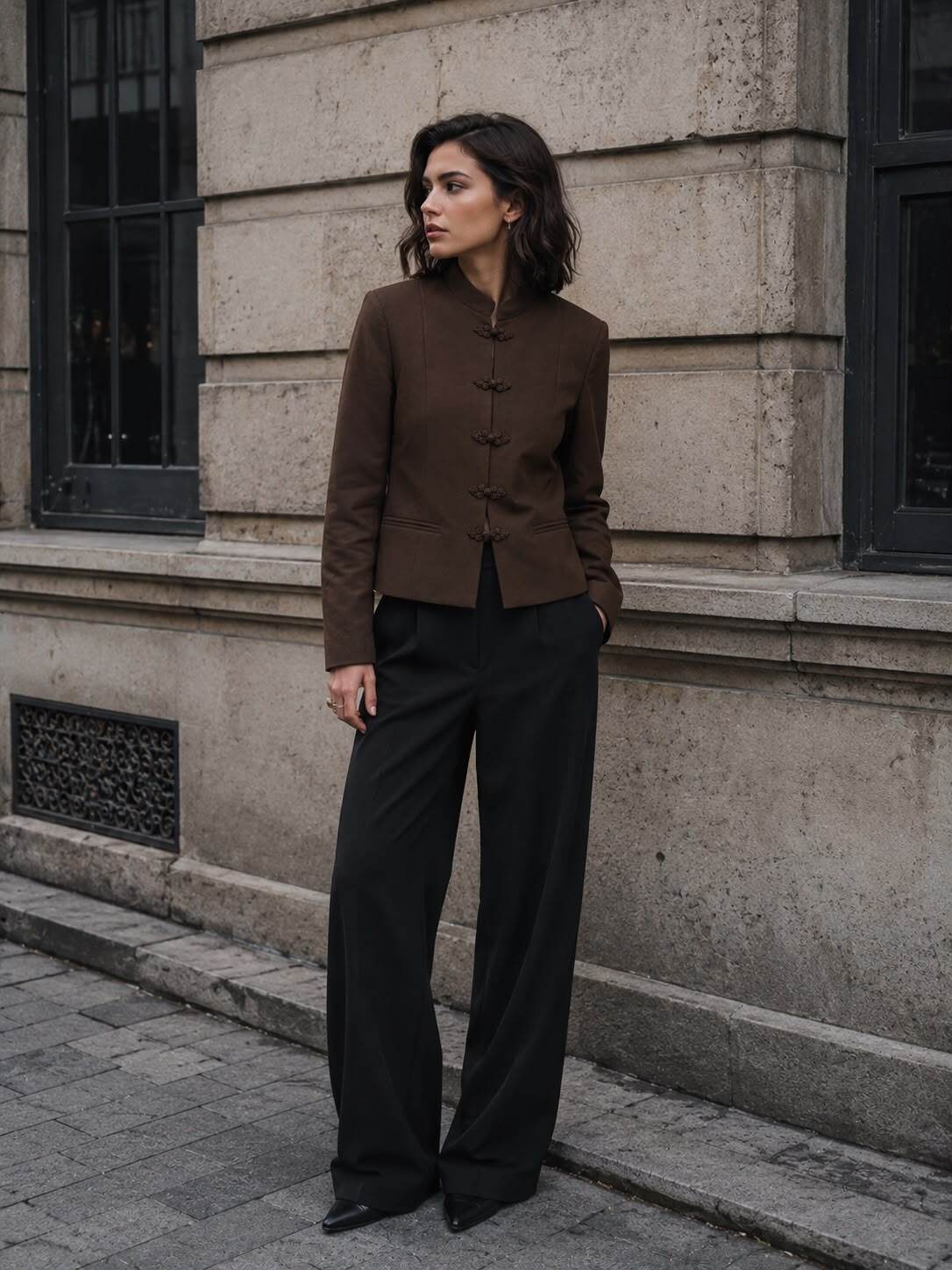 Grossiste Flam Mode - Veste à col officier