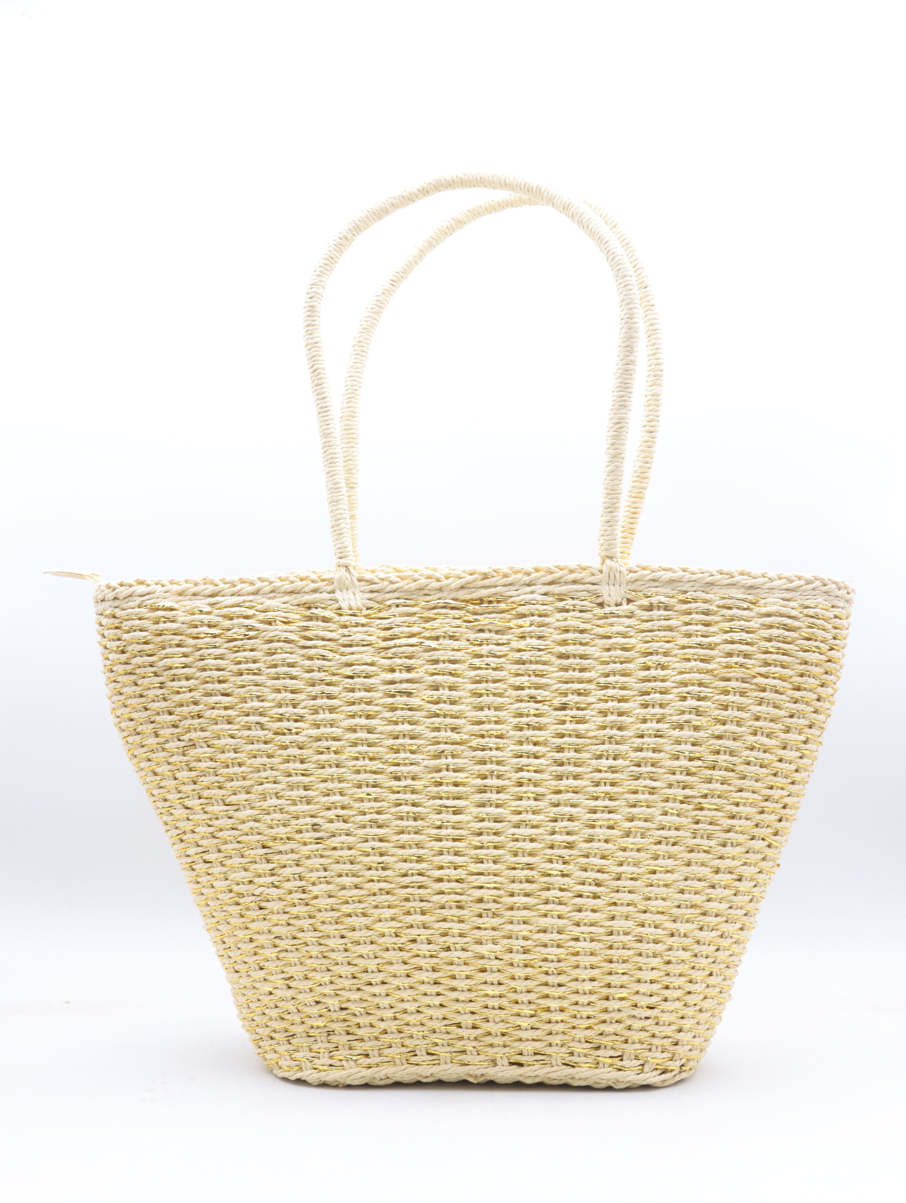 Großhändler Flora & Co - Strohkörbchen-Tasche