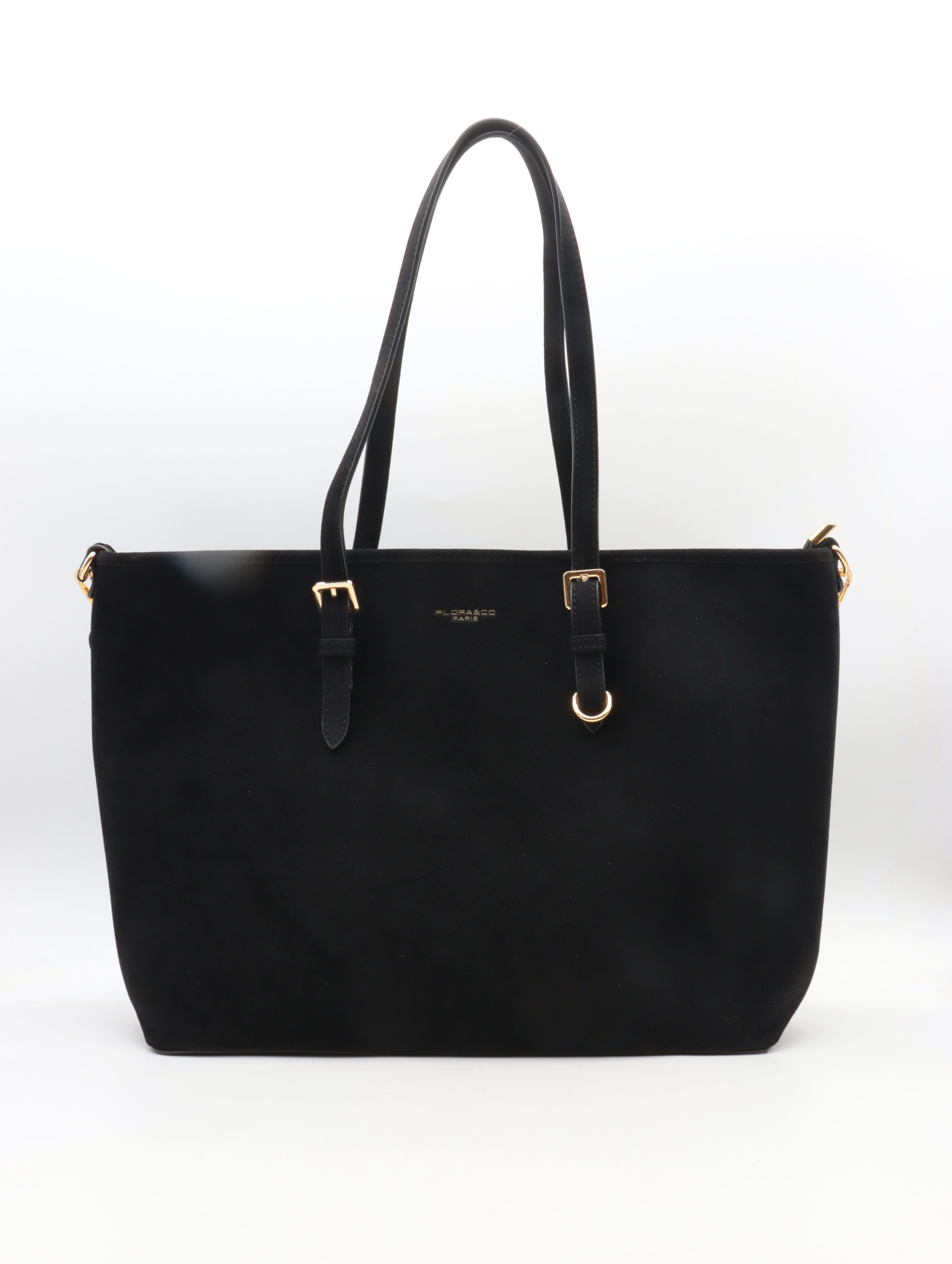 Wholesaler Flora & Co - suede tote bag A4 size