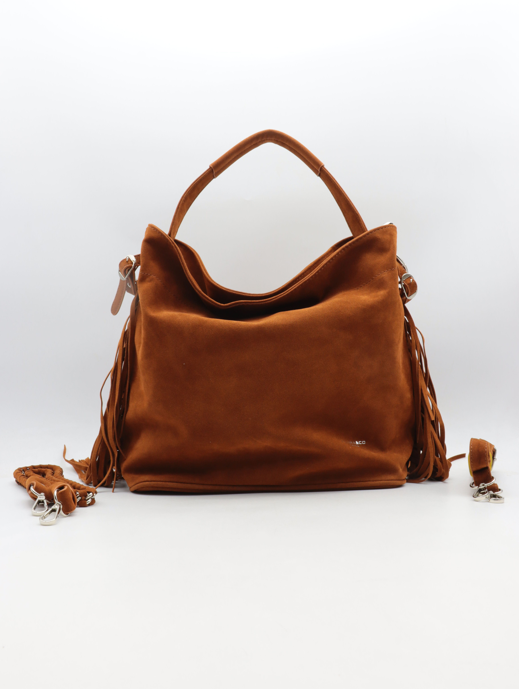 Wholesaler Flora & Co - Suede handbag