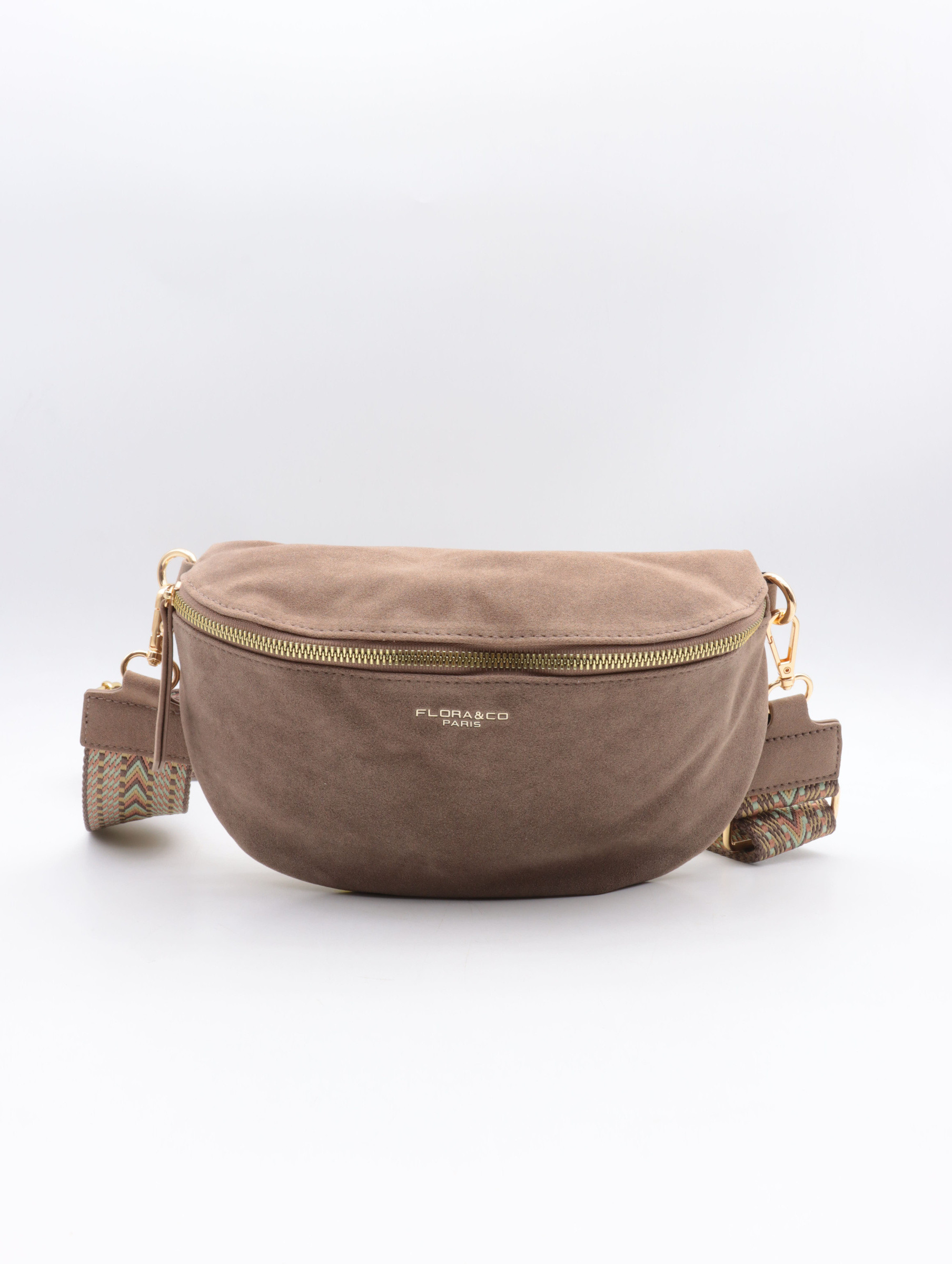Wholesaler Flora & Co - suede fanny pack
