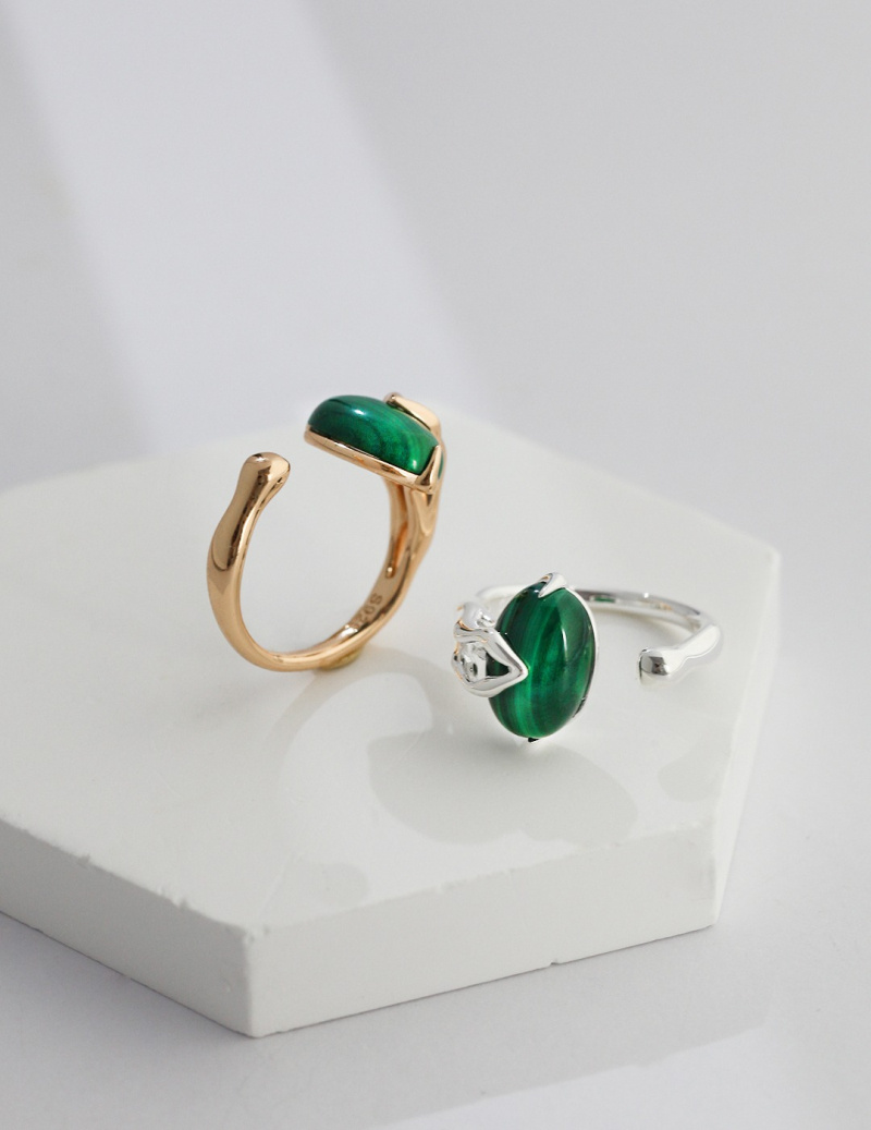 Wholesaler Flyja - Malachite stone ring