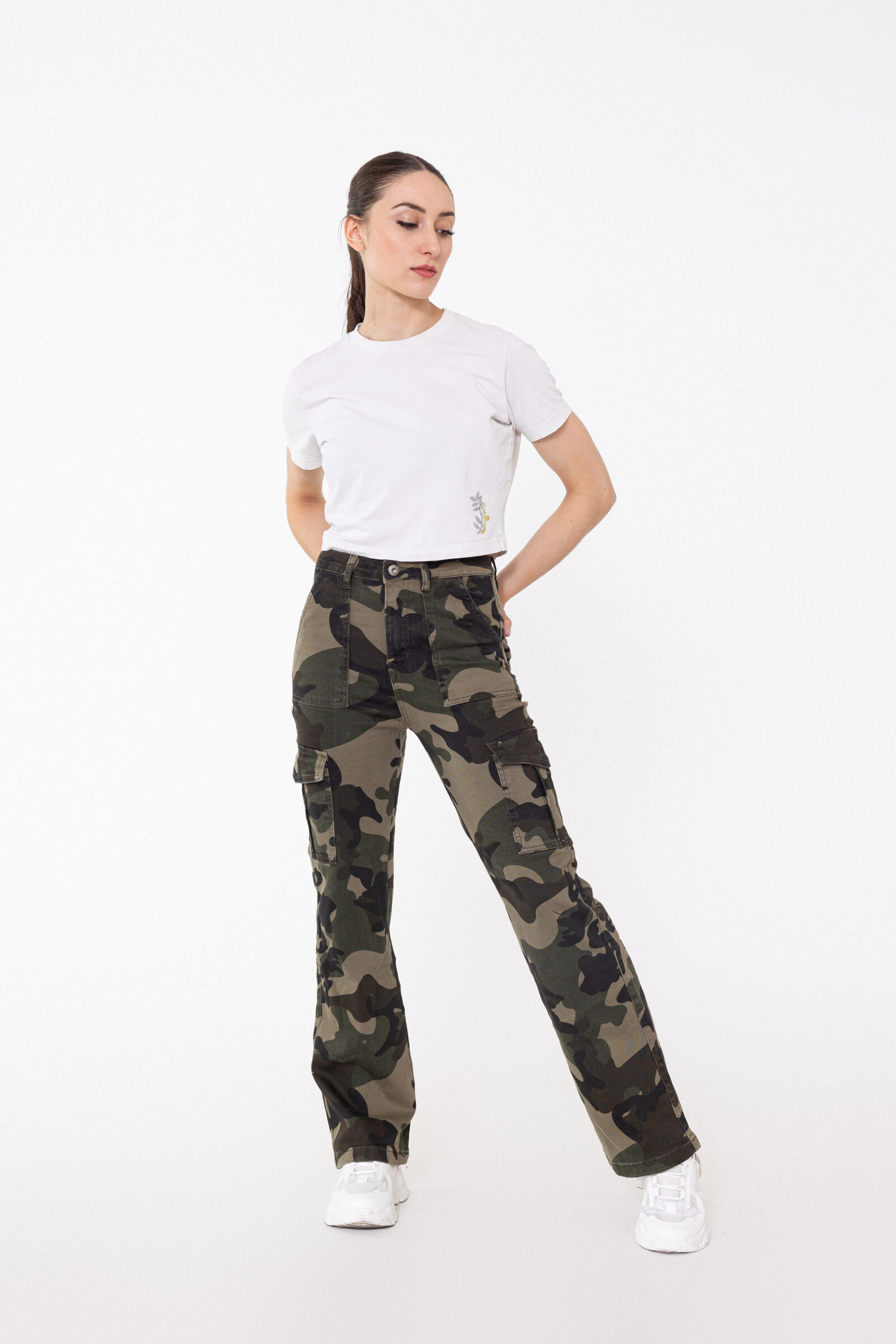 Wholesaler FOLYROSE - Cargo pants military