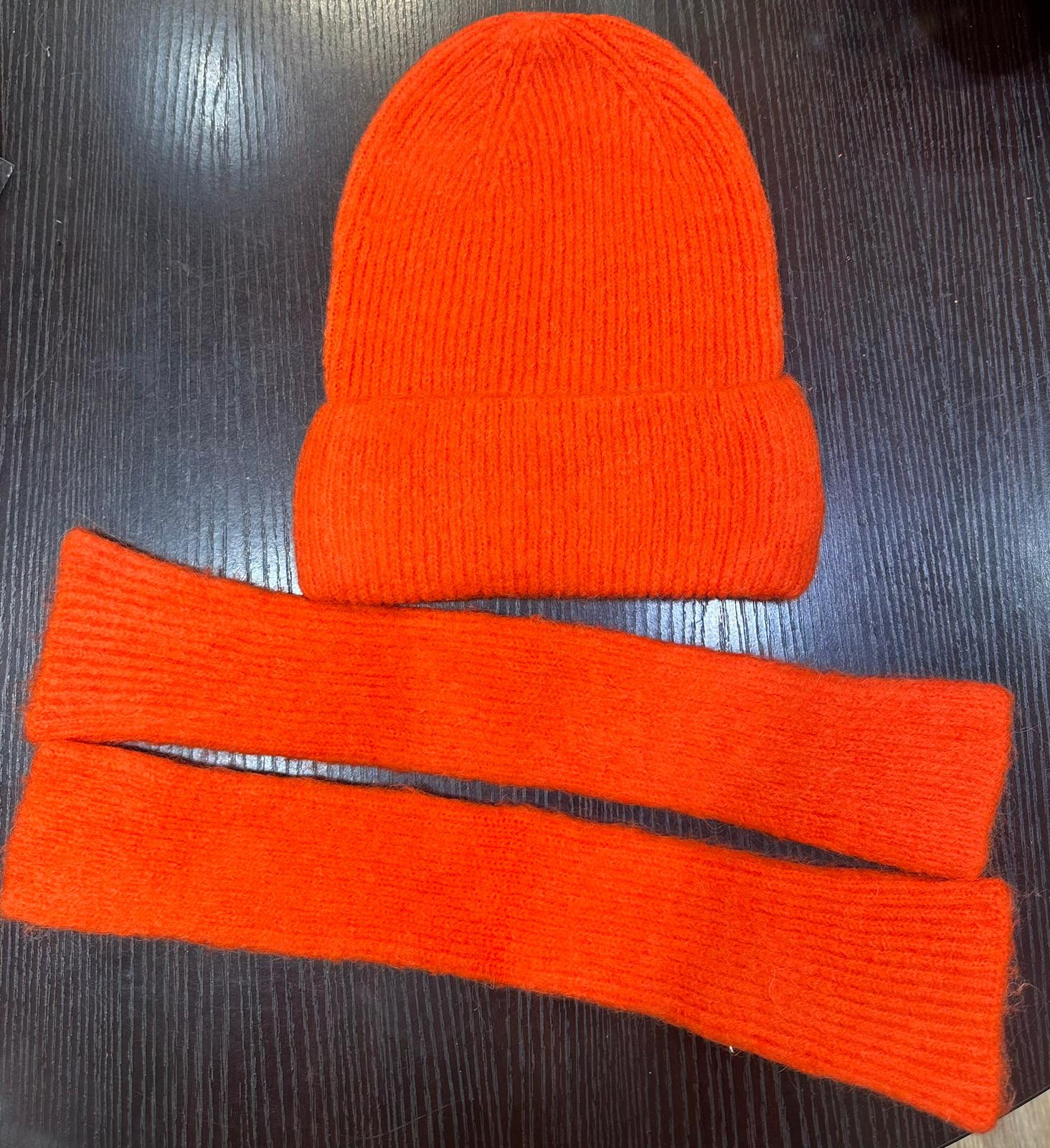 Wholesaler For Her Paris Grande Taille - Plain and ribbed baby alpaca hat and mittens set