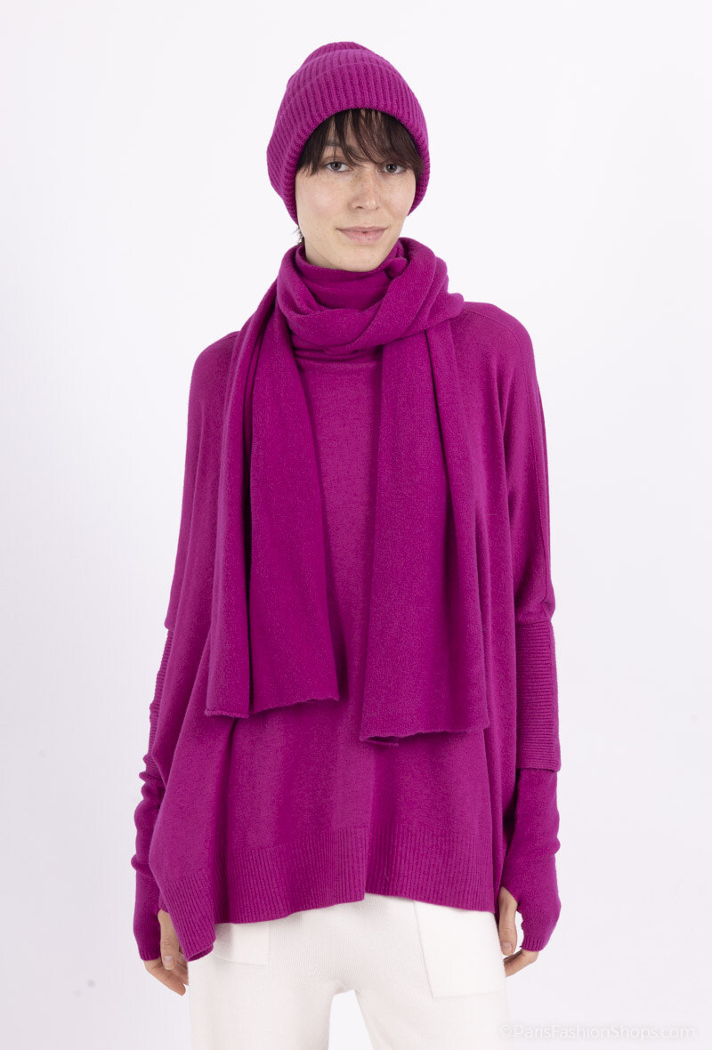 Wholesaler For Her Paris Grande Taille - Solid knit beanie with cashmere feel