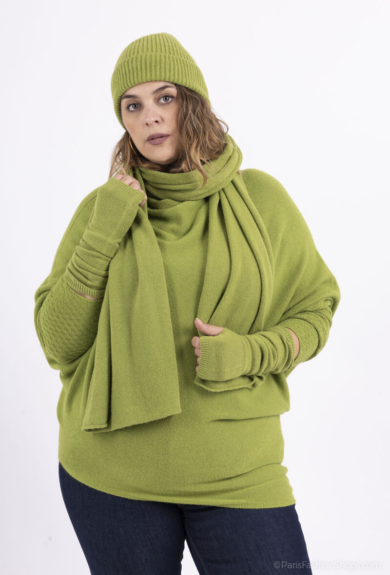 Wholesaler For Her Paris Grande Taille - Sweater/scarf/hat/mittens set