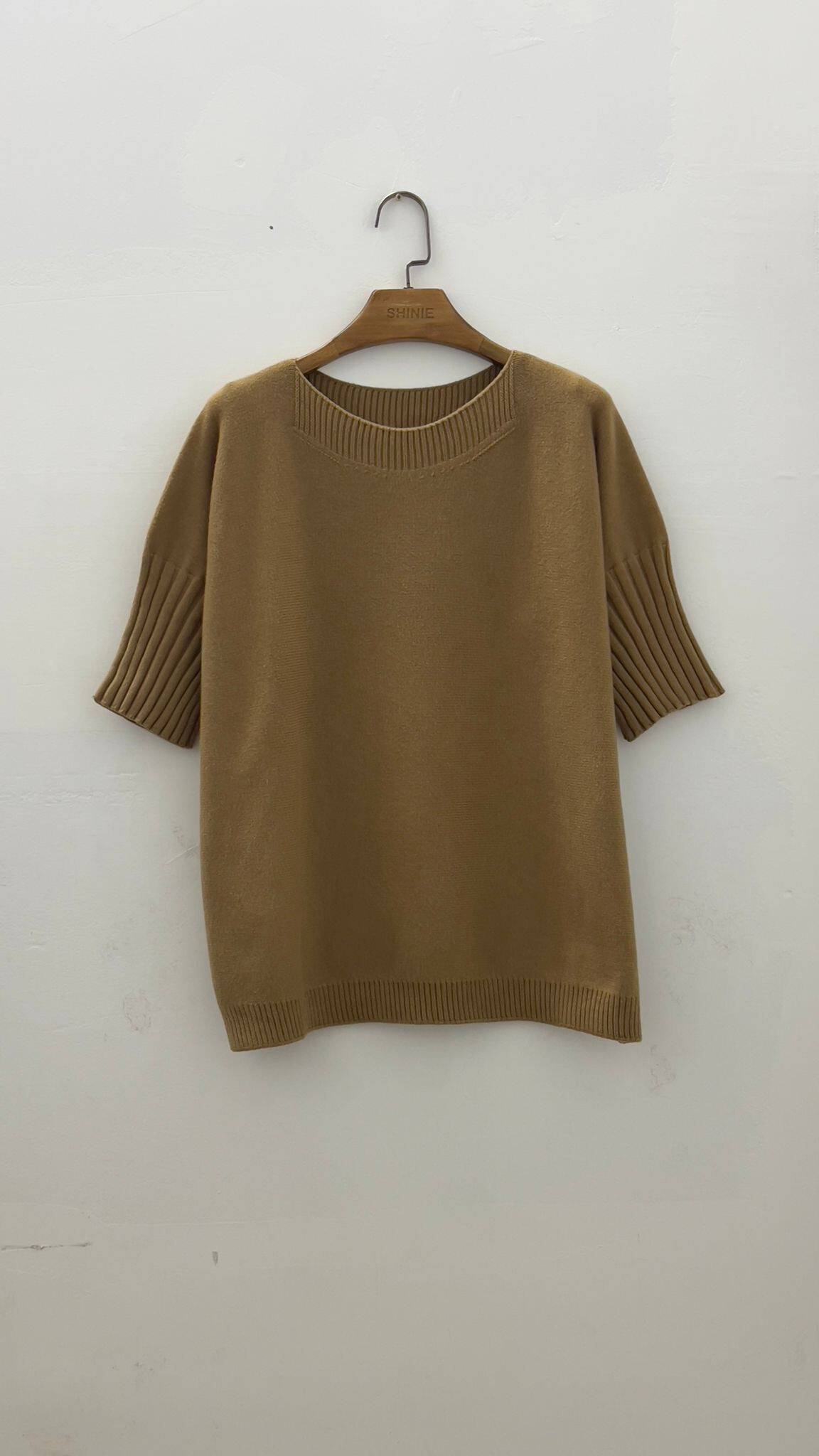 Wholesaler For Her Paris Grande Taille - 2 pieces : Uversize Uversize Pull Shares Citée Kashmir touch + 100% cotton shirt