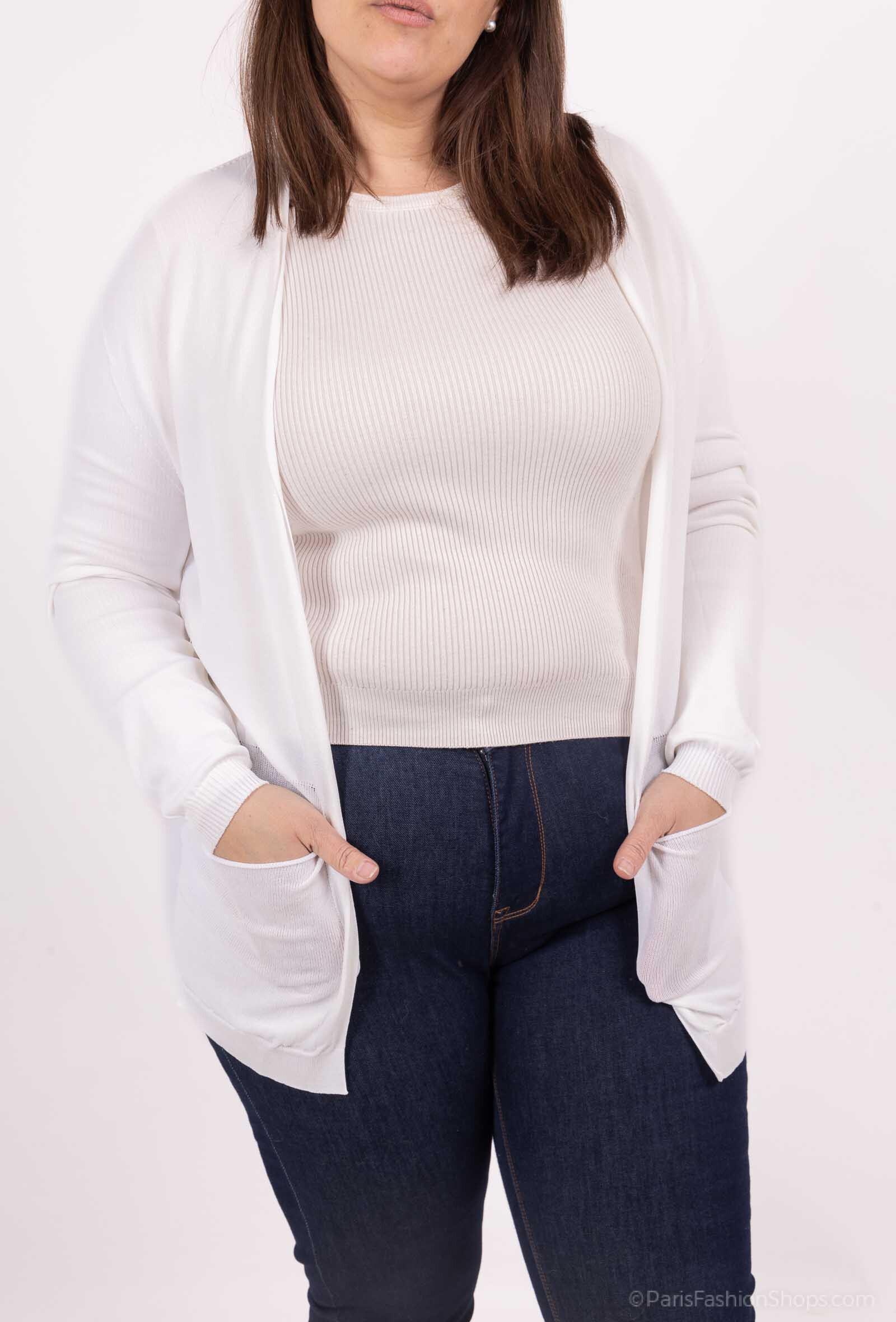 Wholesaler For Her Paris Grande Taille - Long sleeved mesh vest