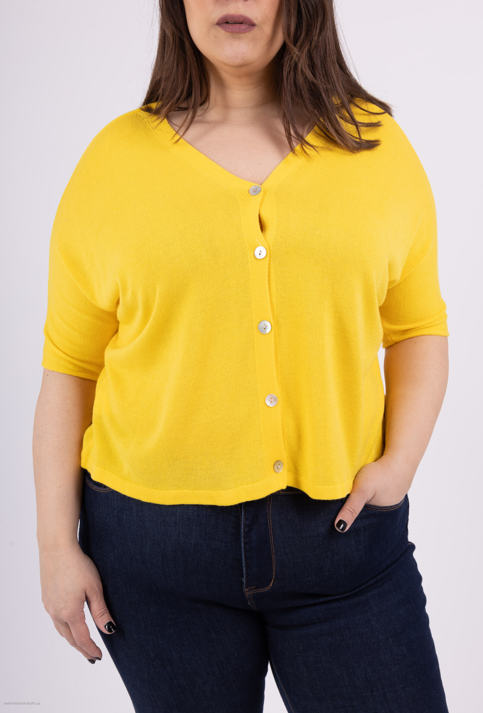 Wholesaler For Her Paris Grande Taille - Uni vest short sleeves