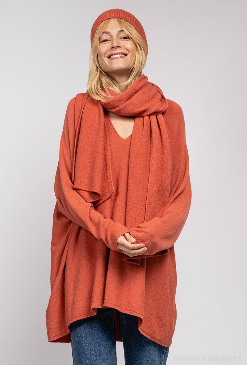 Wholesaler For Her Paris Grande Taille - Sweater/Sash/Hat Set