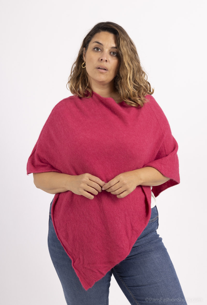 Wholesaler For Her Paris Grande Taille - Oversized plain knit top short sleeves round neck